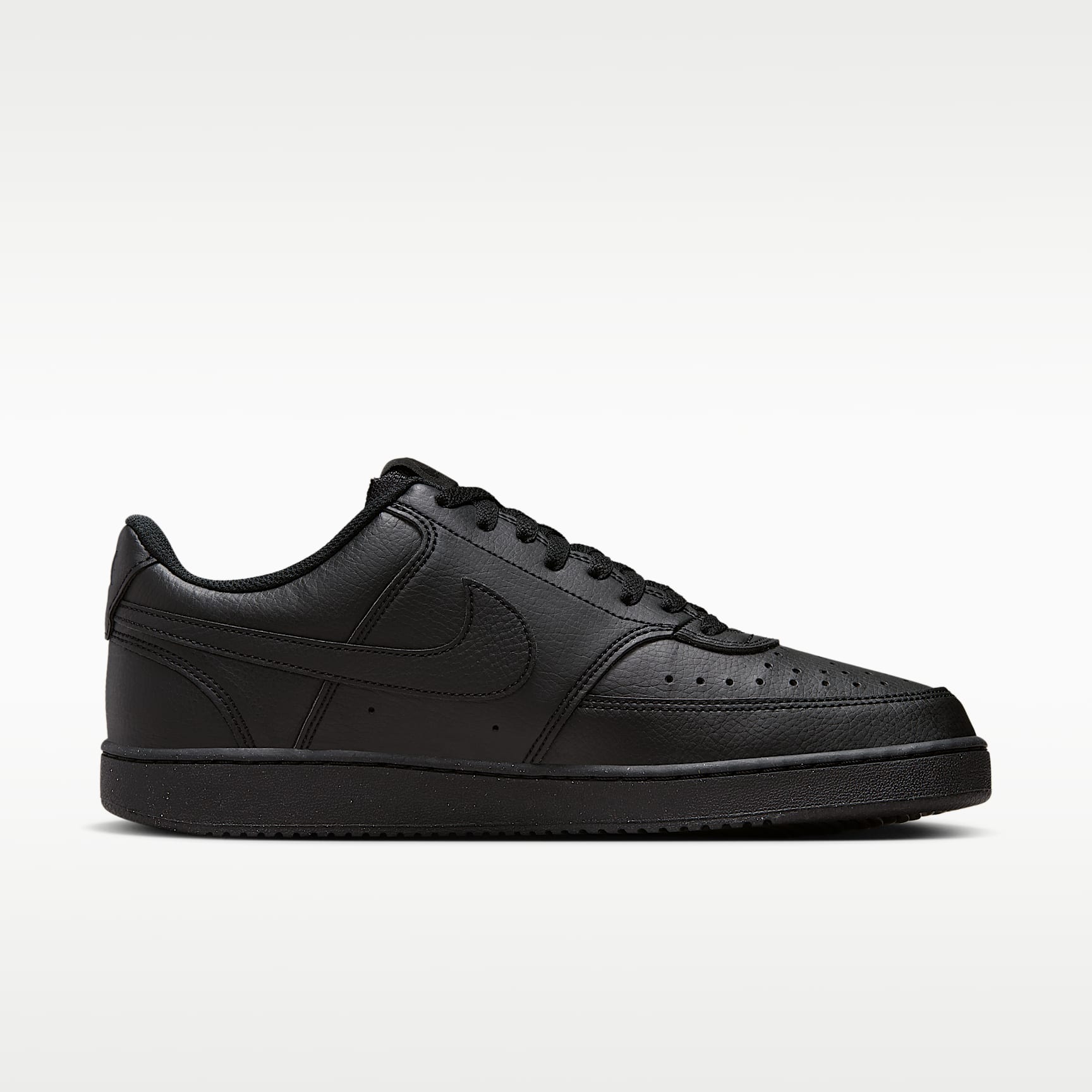 Nike Court Vision Low Next Nature Herrenschuh – Schwarz/Schwarz/Schwarz