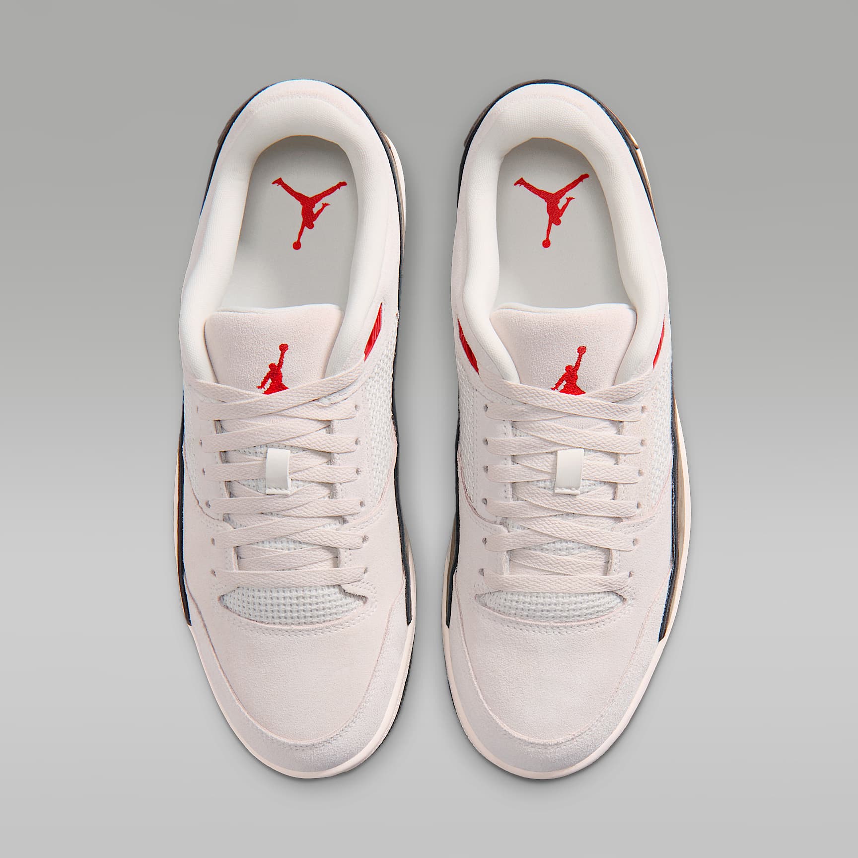 Jordan Flight Court Schuh (Herren) – Phantom/Palomino/Schwarz/University Red