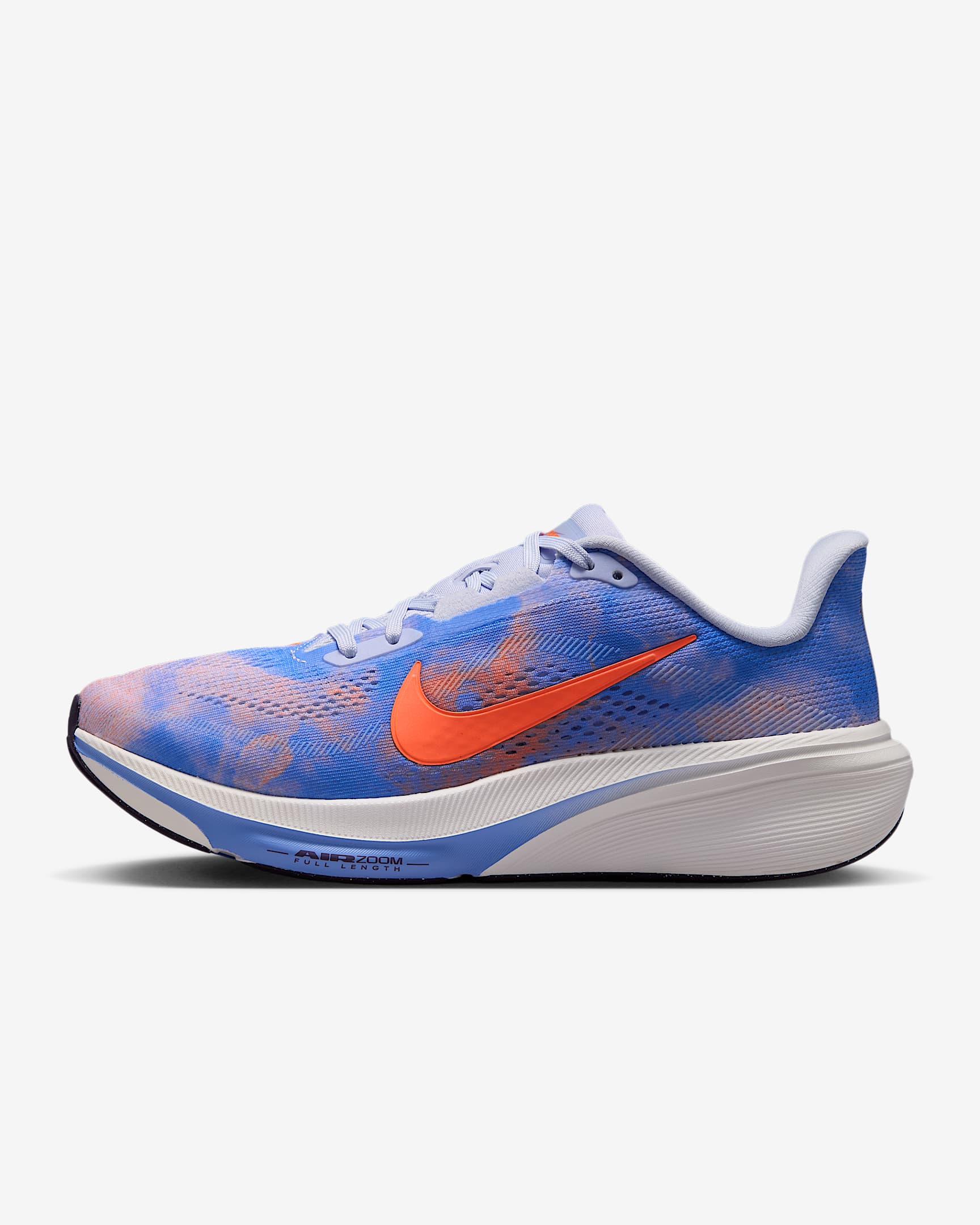 Nike Pegasus 42 Straßenlaufschuh (Damen) – Bleached Lilac/Royal Pulse/Summit White/Hyper Crimson