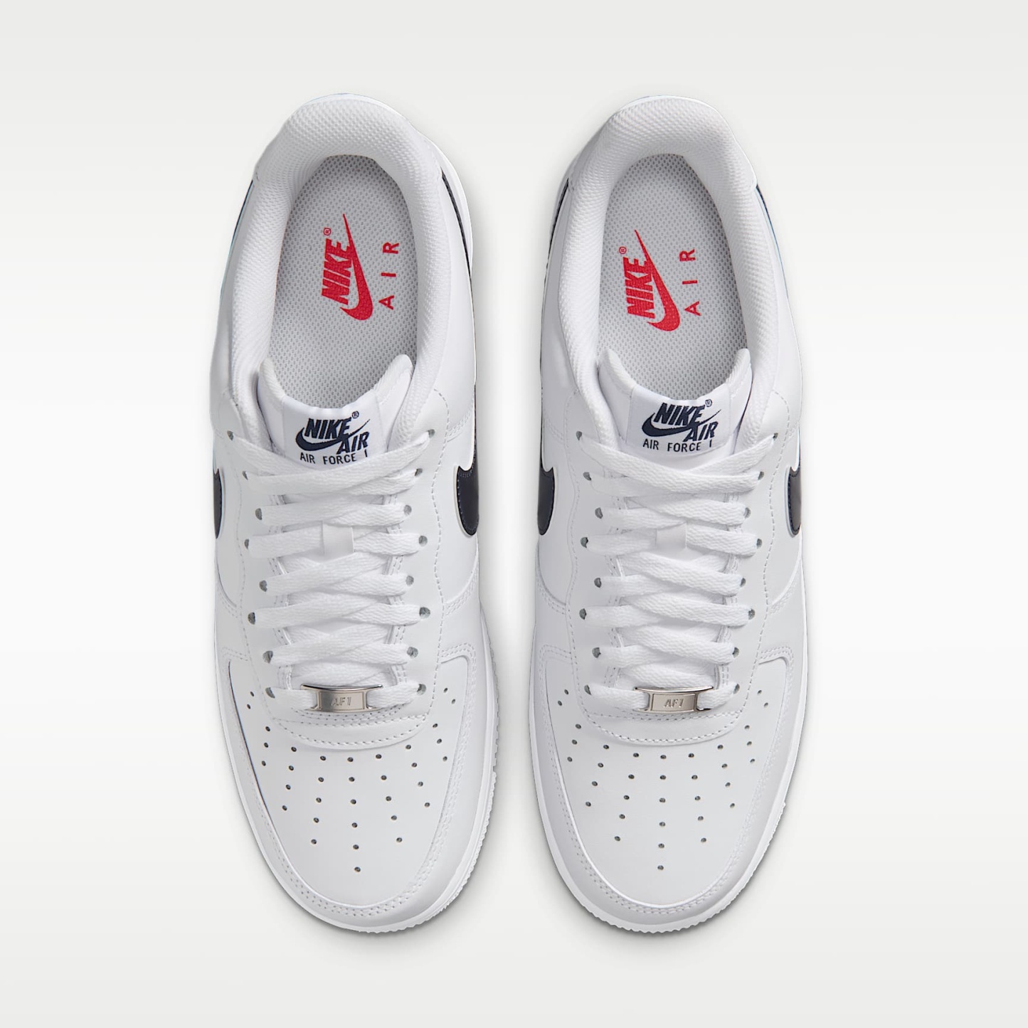 Nike Air Force 1 '07 LV8 „USA“ Schuhe (Herren) – Weiß/University Red/University Red/Midnight Navy