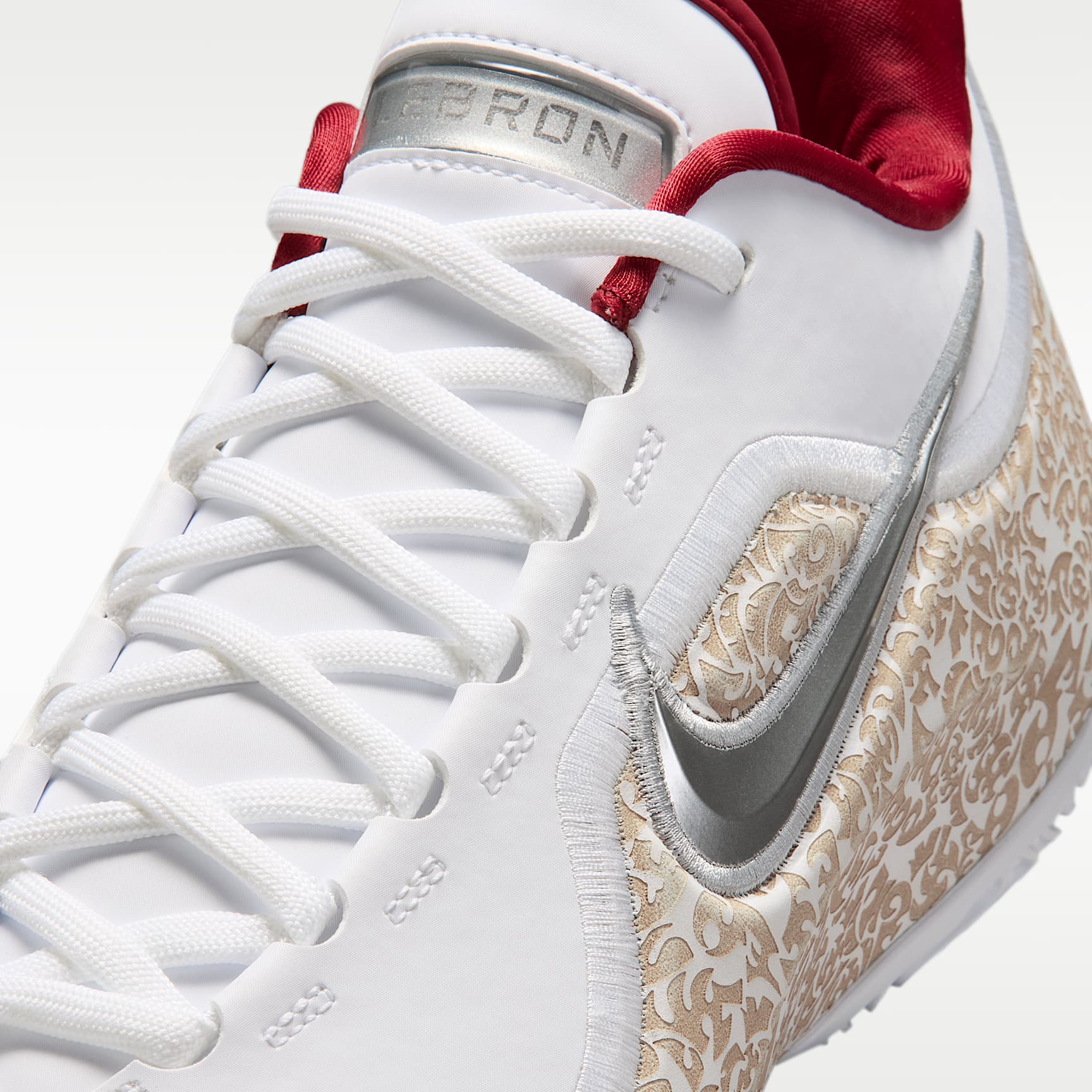 LeBron XXIII Basketballschuhe – Weiß/Team Red/Metallic Silver