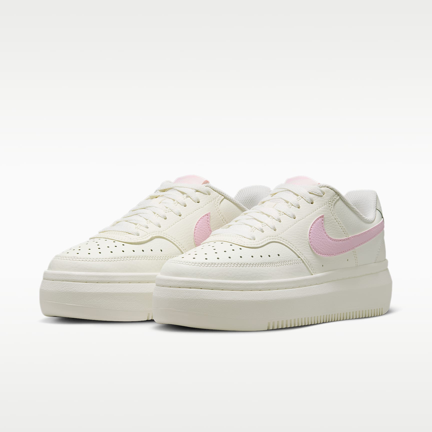 Nike Court Vision Alta Schuh (Damen) – Sail/Pink Foam