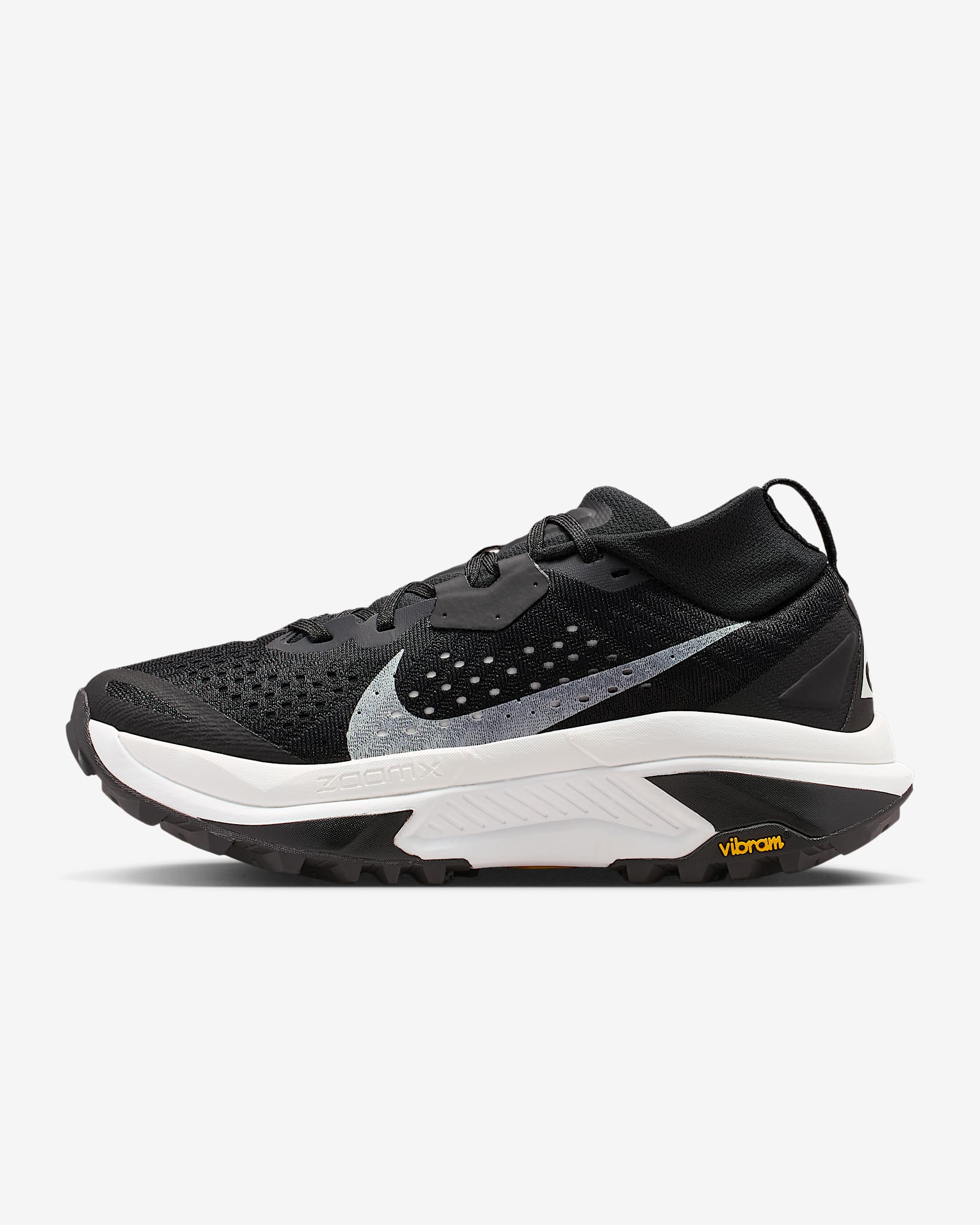 ACG Zegama Trail Traillaufschuh (Damen) – Schwarz/Safety Orange/Anthracite/Summit White
