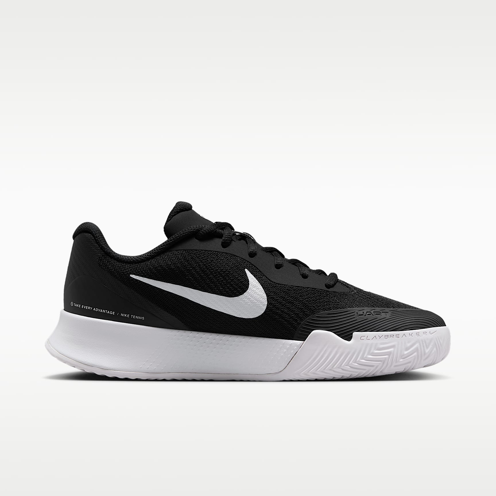 Nike Vapor Lite 3 Clay Court Tennisschuh (Damen) – Schwarz/Weiß