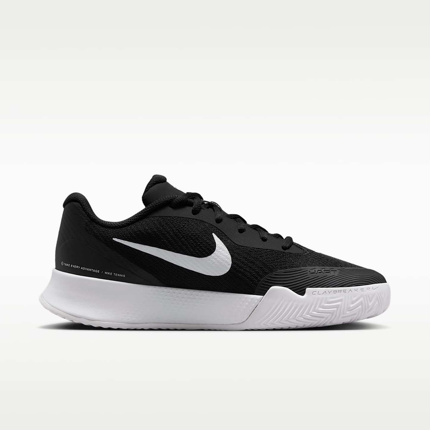 Nike Vapor Lite 3 Clay Court Tennisschuh (Damen) – Schwarz/Weiß