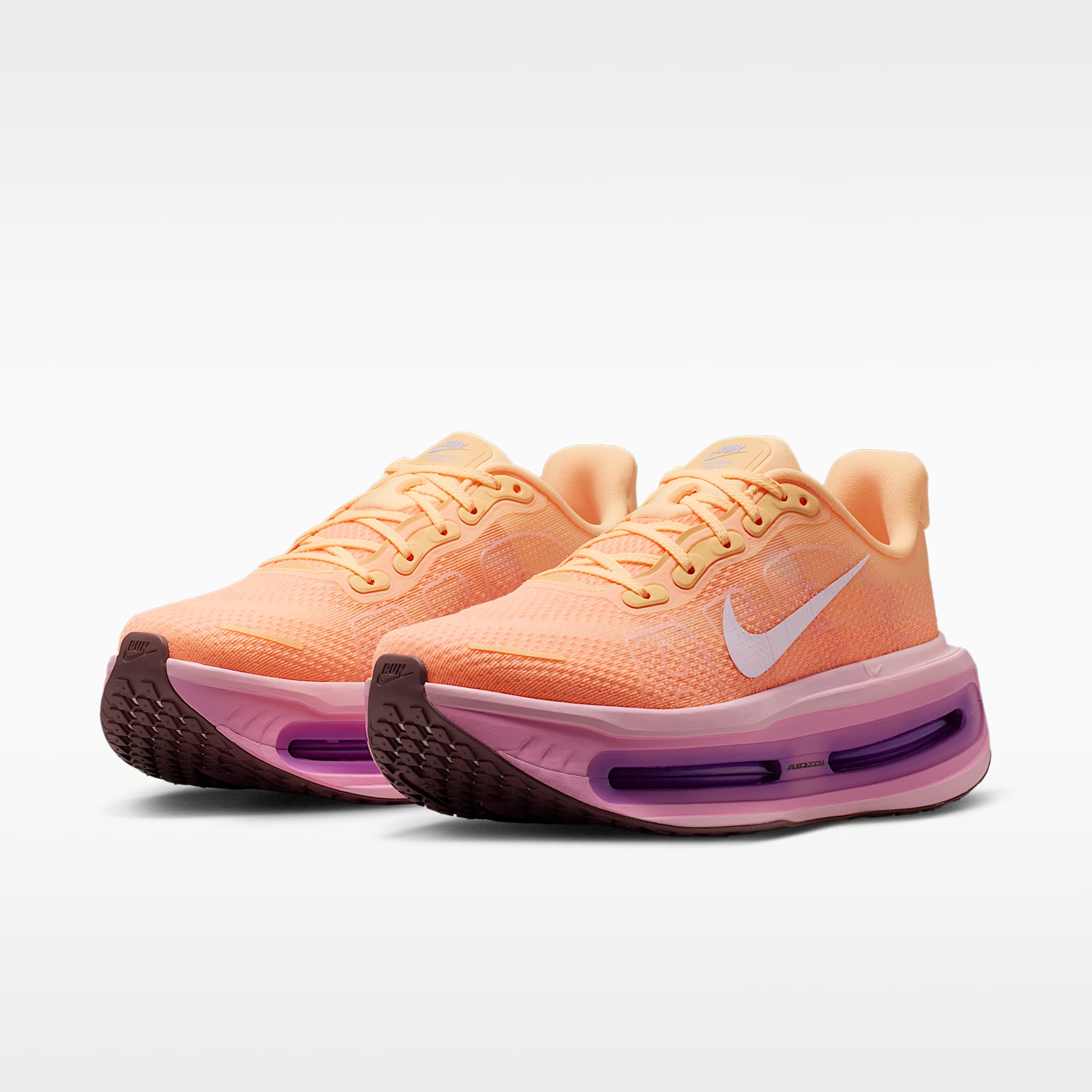 Nike Vomero Premium Straßenlaufschuh (Damen) – Tangerine Tint/Bright Crimson/Pink Foam/Tattoo