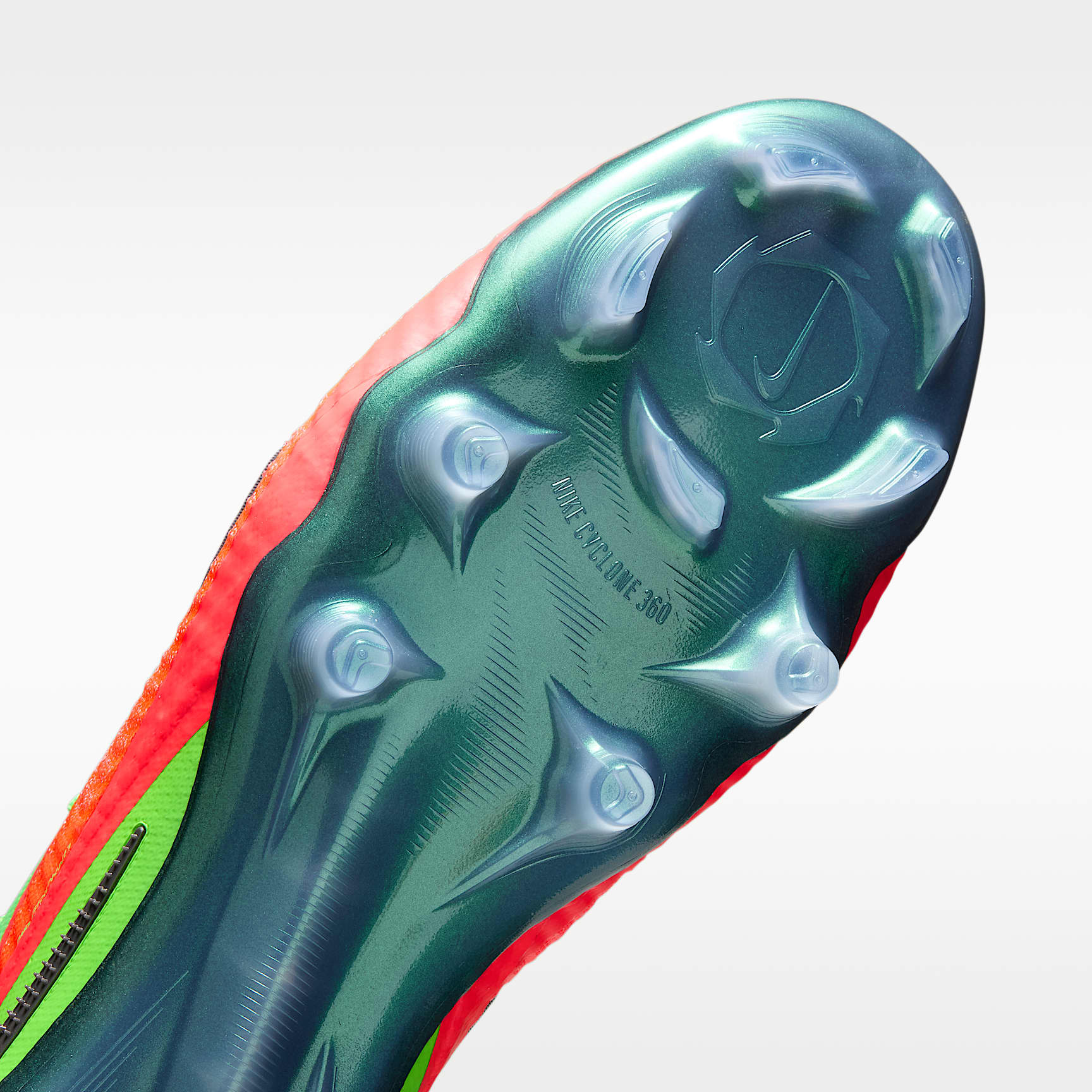Nike Phantom 6 Low Elite "Erling Haaland" Fußballschuh für normalen Rasen – Hot Punch/Green Strike/Schwarz