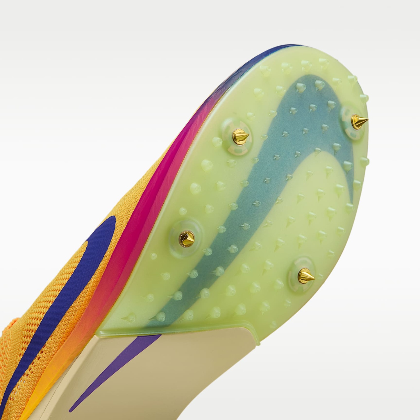 Nike Dragonfly 2 Track & Field Langstrecken-Spikes – Citron Pulse/Vivid Purple/Indigo Burst