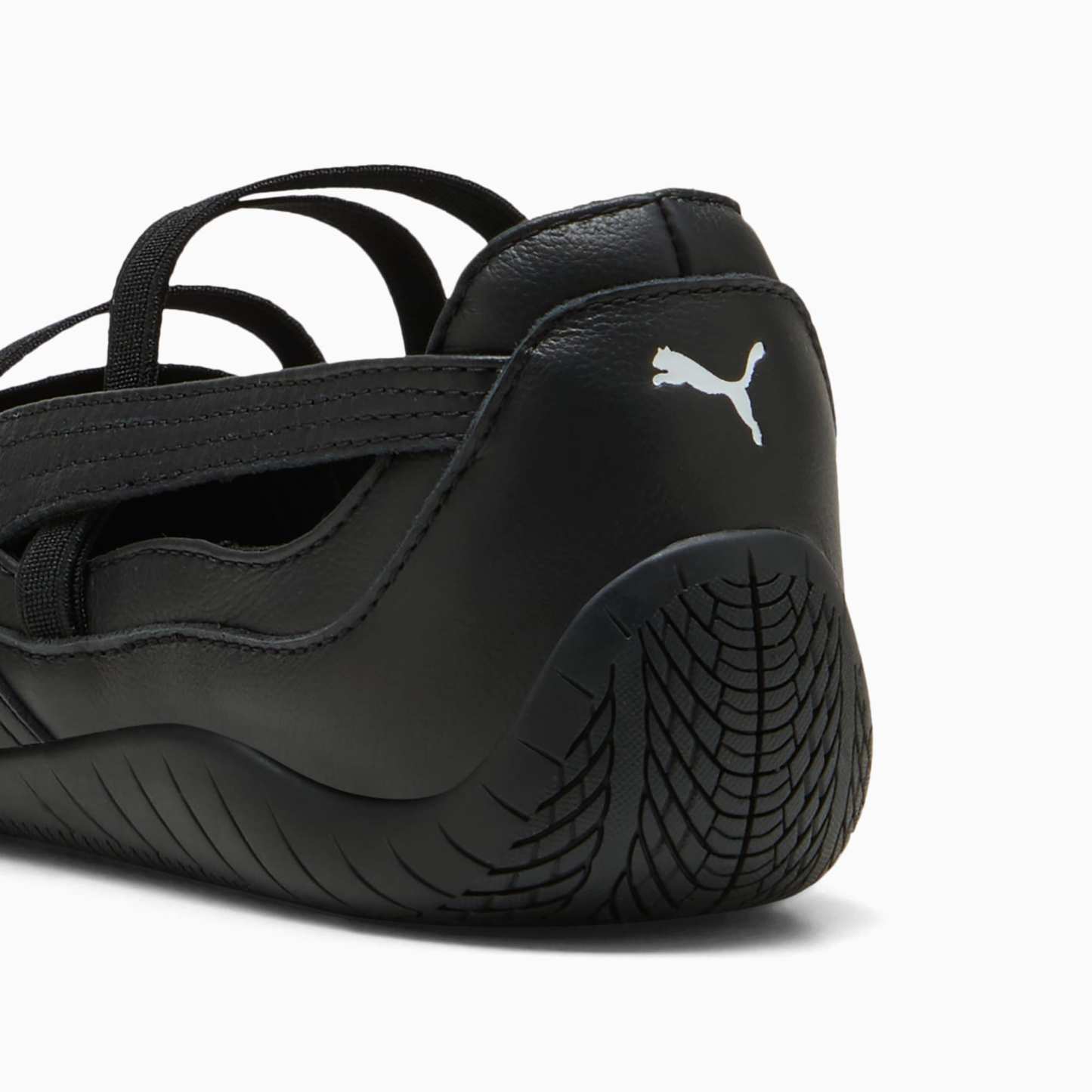 Speedcat Ballet Lederschuhe Damen - PUMA Black-PUMA White