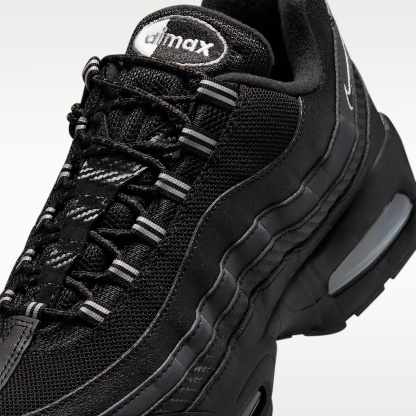 Nike Air Max 95 Big Bubble Schuh (Herren) – Schwarz/Metallic Silver/Cool Grey/Weiß