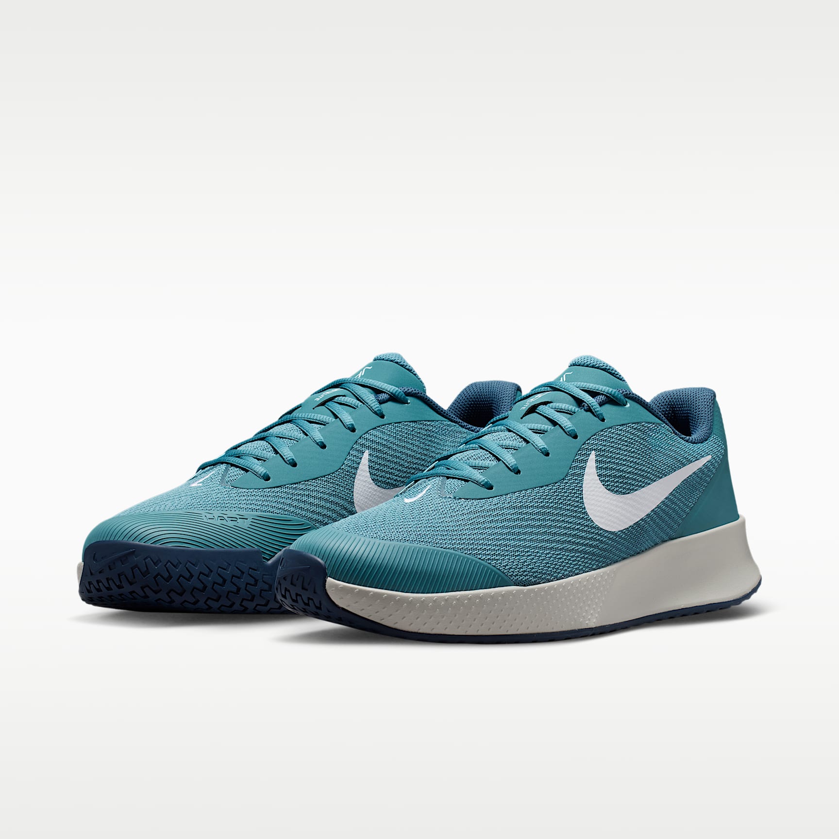 Nike Vapor Lite 3 Tennisschuh für Hartplätze (Herren) – Smokey Blue/Light Bone/New Slate/Weiß