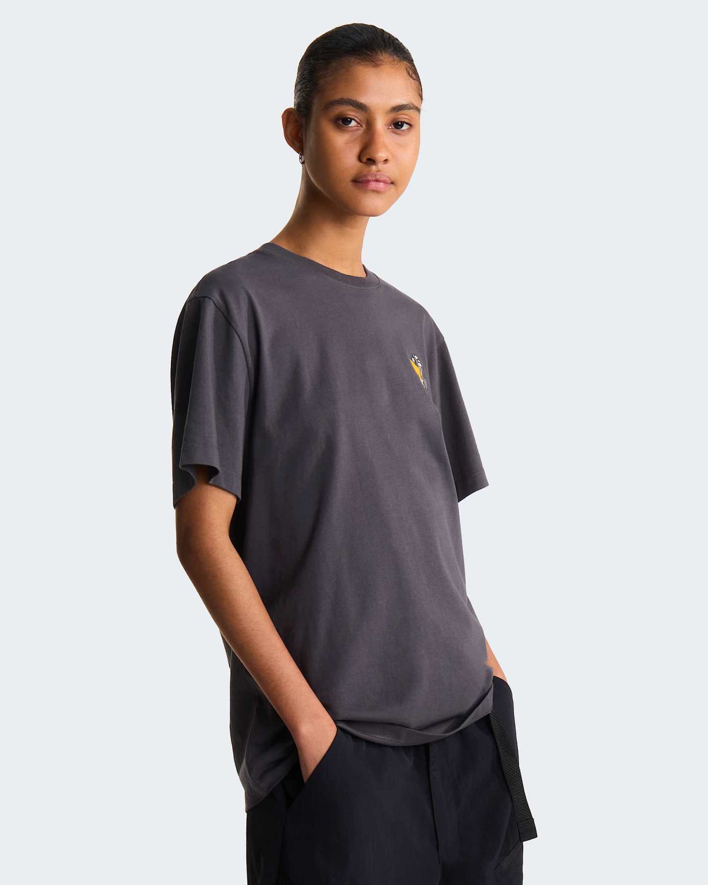 Unisex Gear Up Get Out Grafik T-Shirt – Anthracite Grey