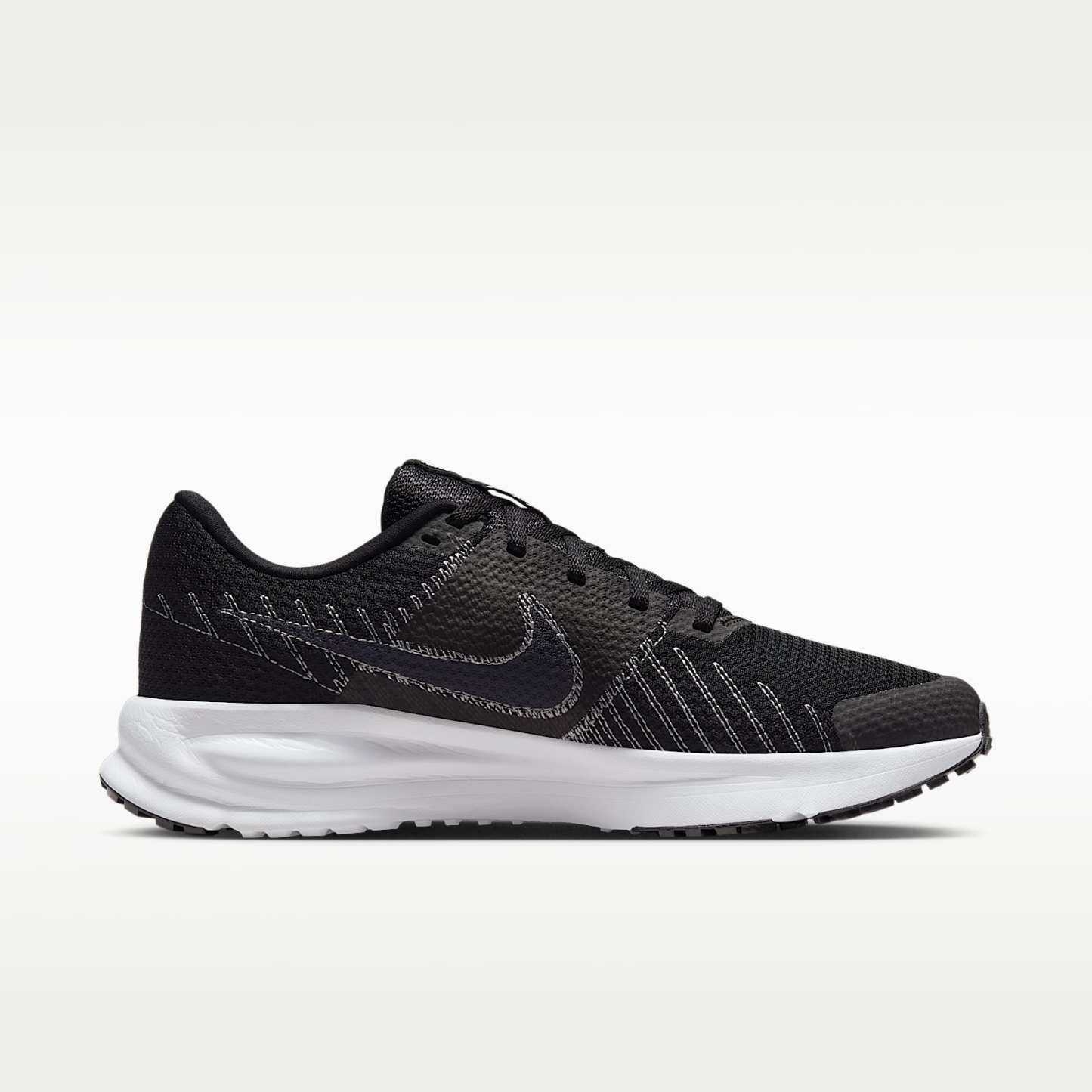 Nike Run Defy Straßenlaufschuh (Damen) – Schwarz/Wolf Grey/Weiß