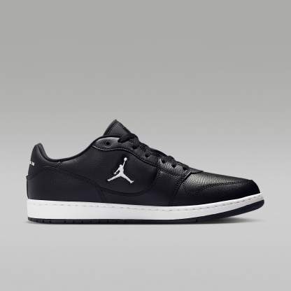 Jordan Court Connect Low Herrenschuhe – Schwarz/Weiß