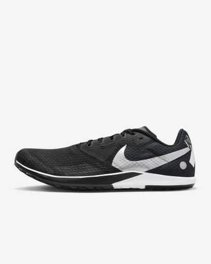 Nike Zoom Rival Waffle 6 Straßen- und Cross-Country-Laufschuhe für Wettkämpfe – Schwarz/Dark Smoke Grey/Weiß/Metallic Silver