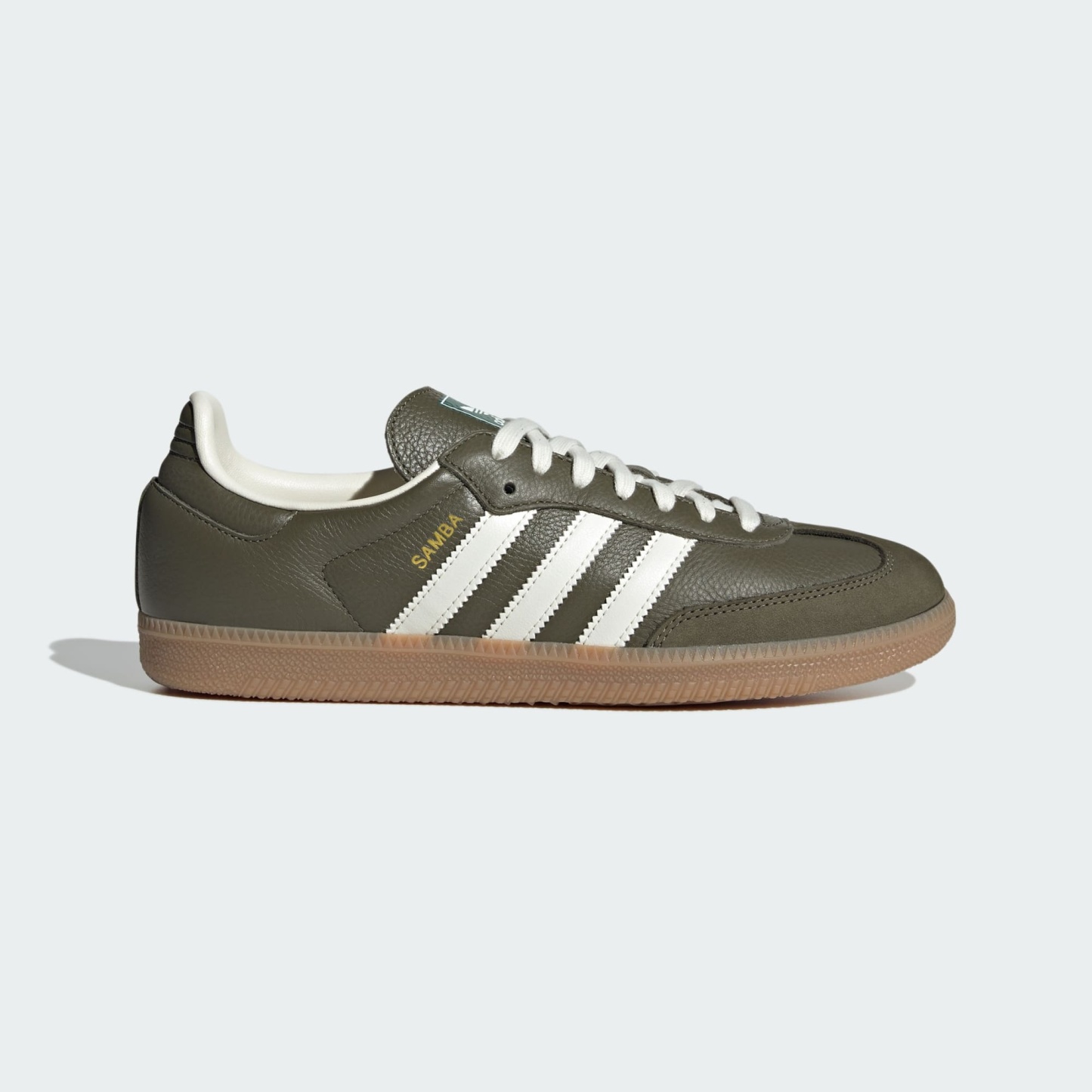 SAMBA OG SCHUH – Medium Dark Khaki / Off White / Gum – JR0890