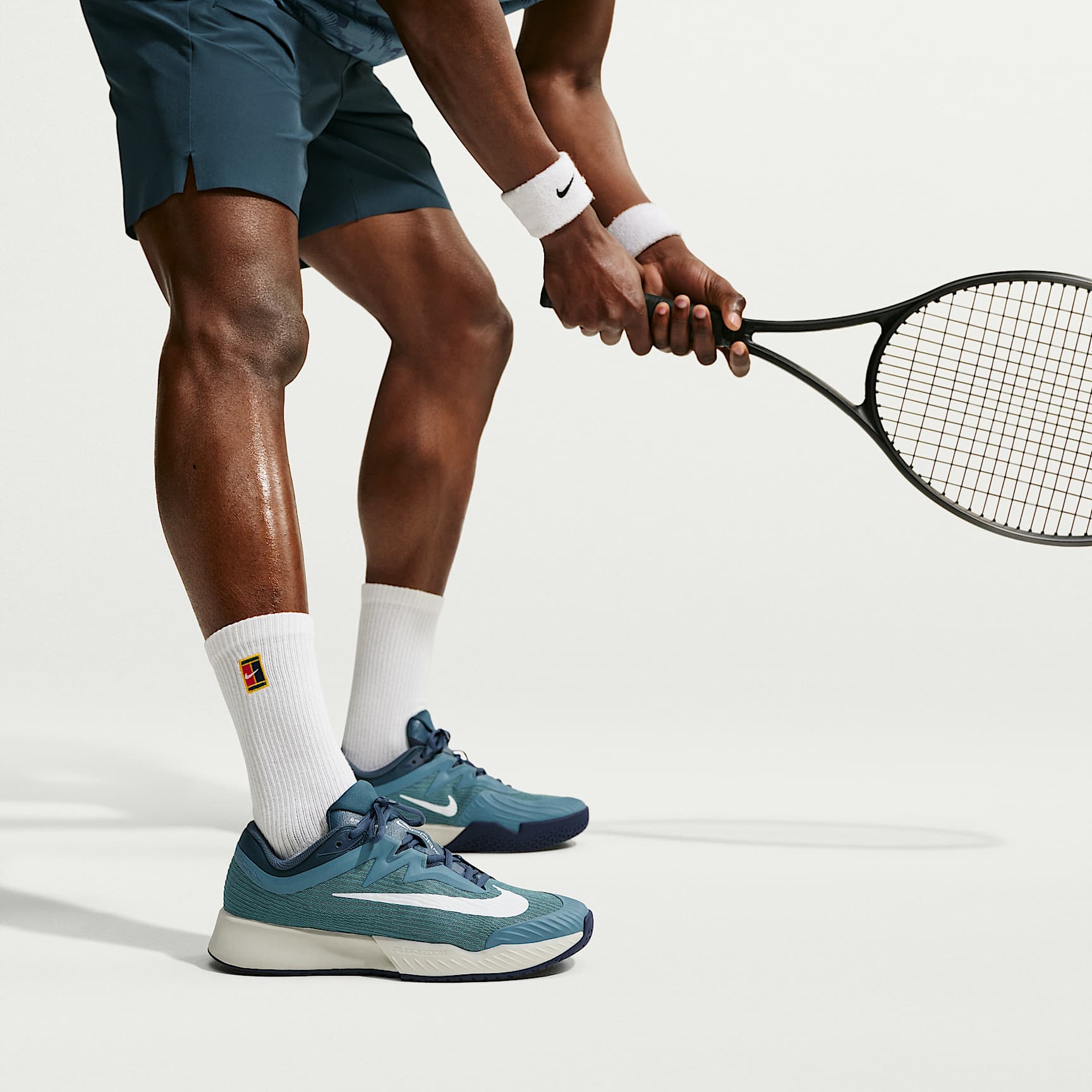 Nike Vapor Pro 3 Tennisschuh für Hartplätze (Herren) – Smokey Blue/Light Bone/New Slate/Weiß
