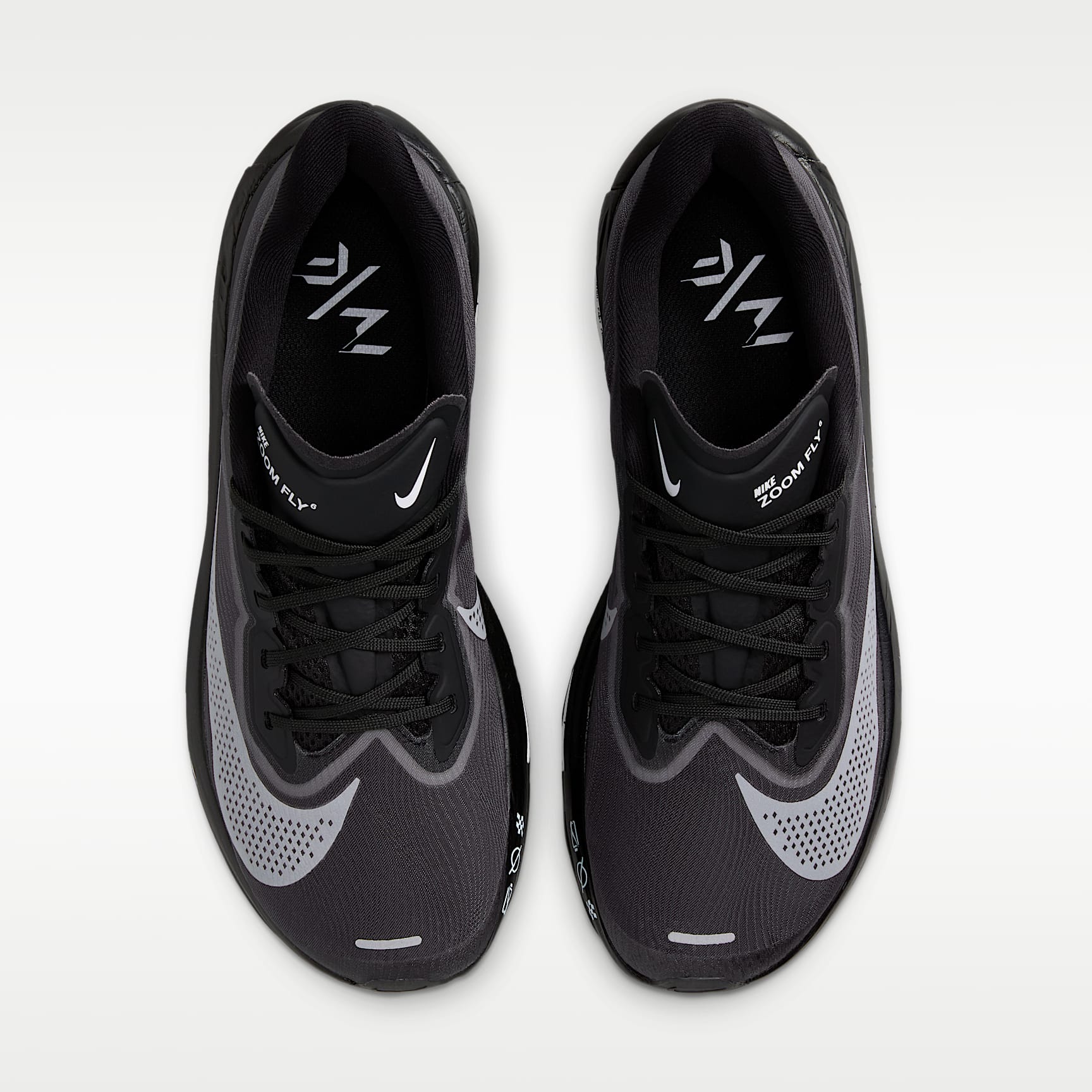 Nike Zoom Fly 6 Straßenlaufschuh für Wettkämpfe (Damen) – Schwarz/Light Smoke Grey/Weiß