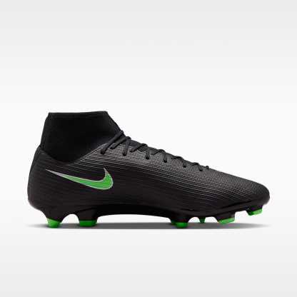 Nike Mercurial Superfly 11 Academy High-Top-Fußballschuh für verschiedene Böden – Schwarz/Schwarz/Illusion Green