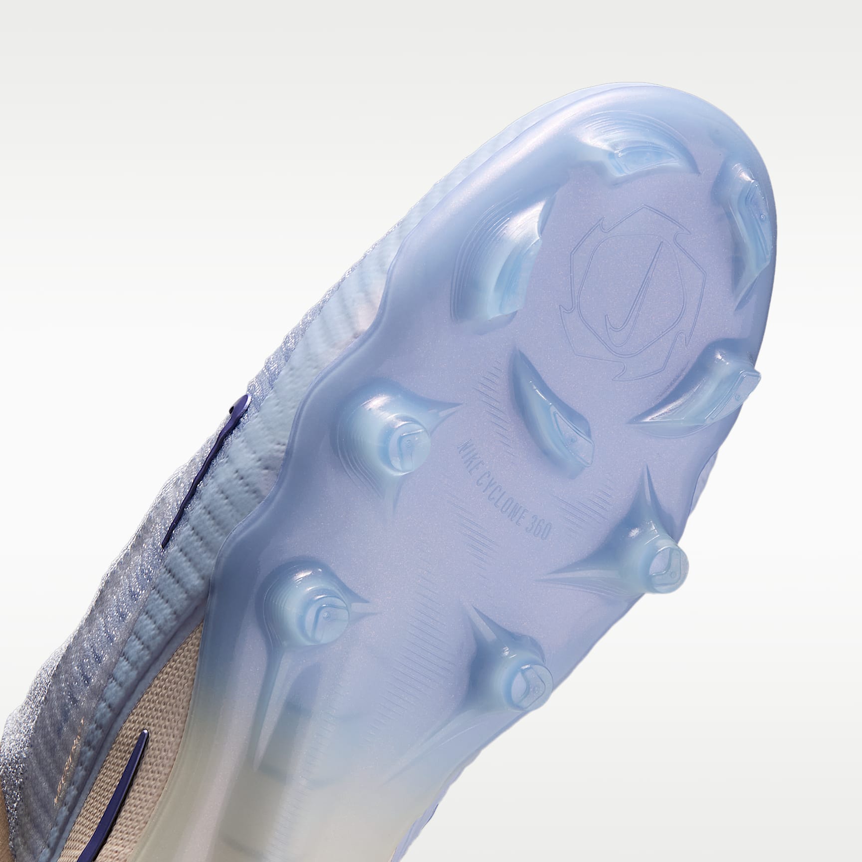 Nike Phantom 6 High Elite LV8 Fußballschuh für normalen Rasen – Ghost/Guava Ice/Ghost
