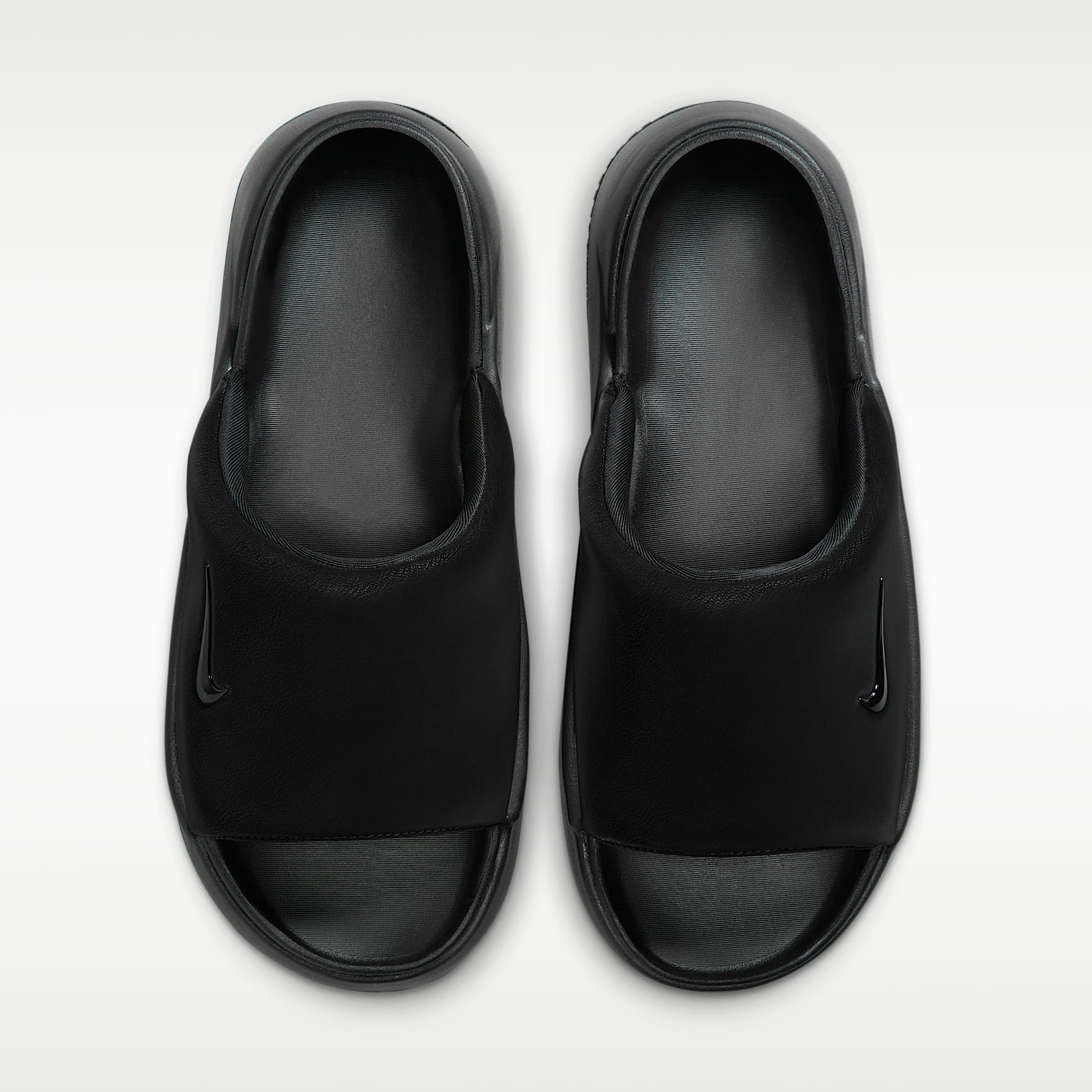 Nike Calm Elevation Slides (Damen) – Schwarz/Schwarz
