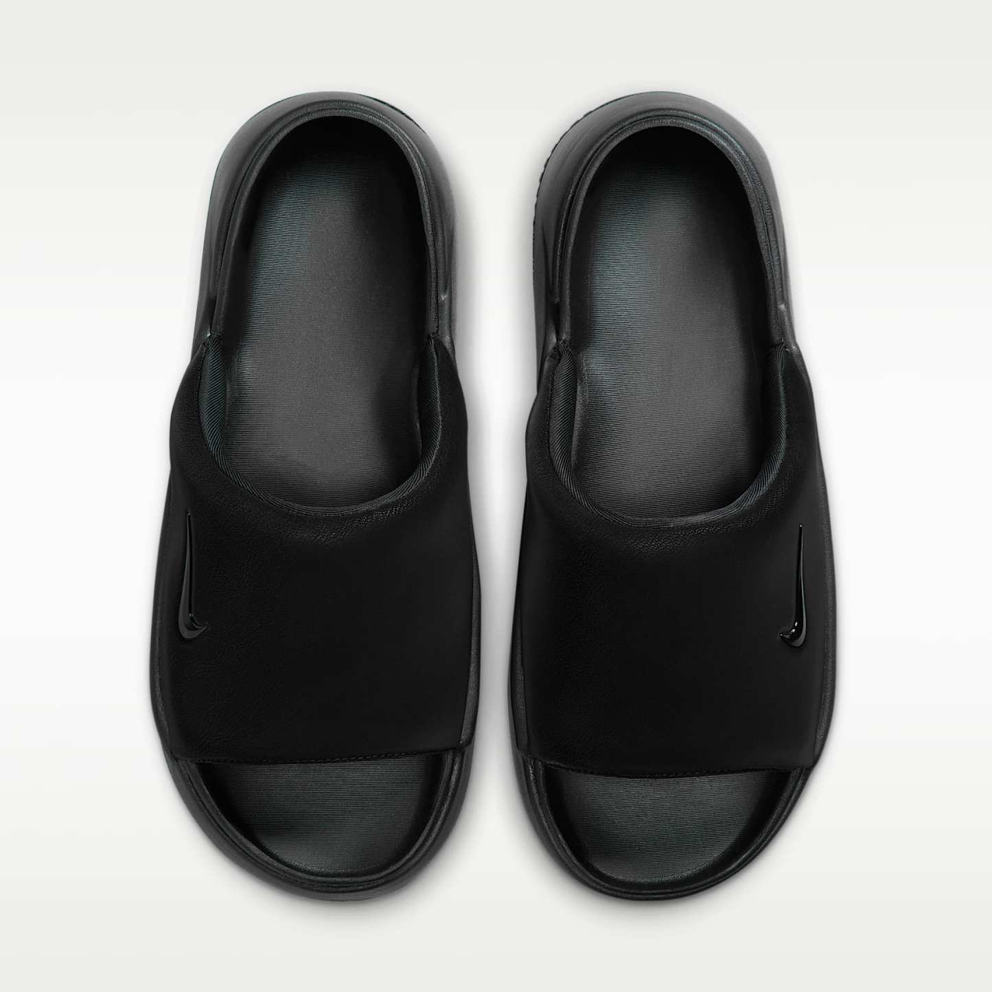 Nike Calm Elevation Slides (Damen) – Schwarz/Schwarz