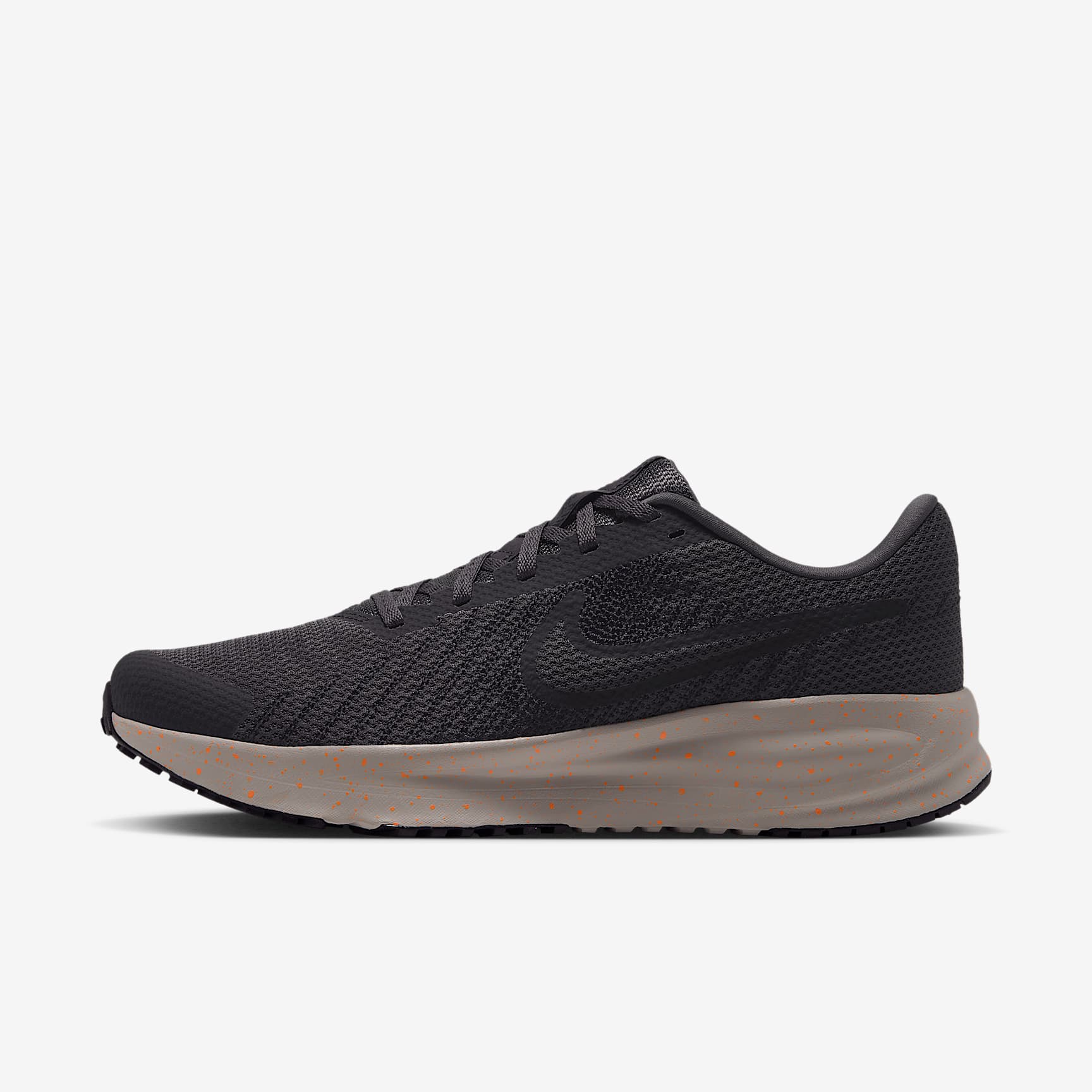 Nike Run Defy Straßenlaufschuh (Herren) – Medium Ash/Off Noir/Cream II/Schwarz