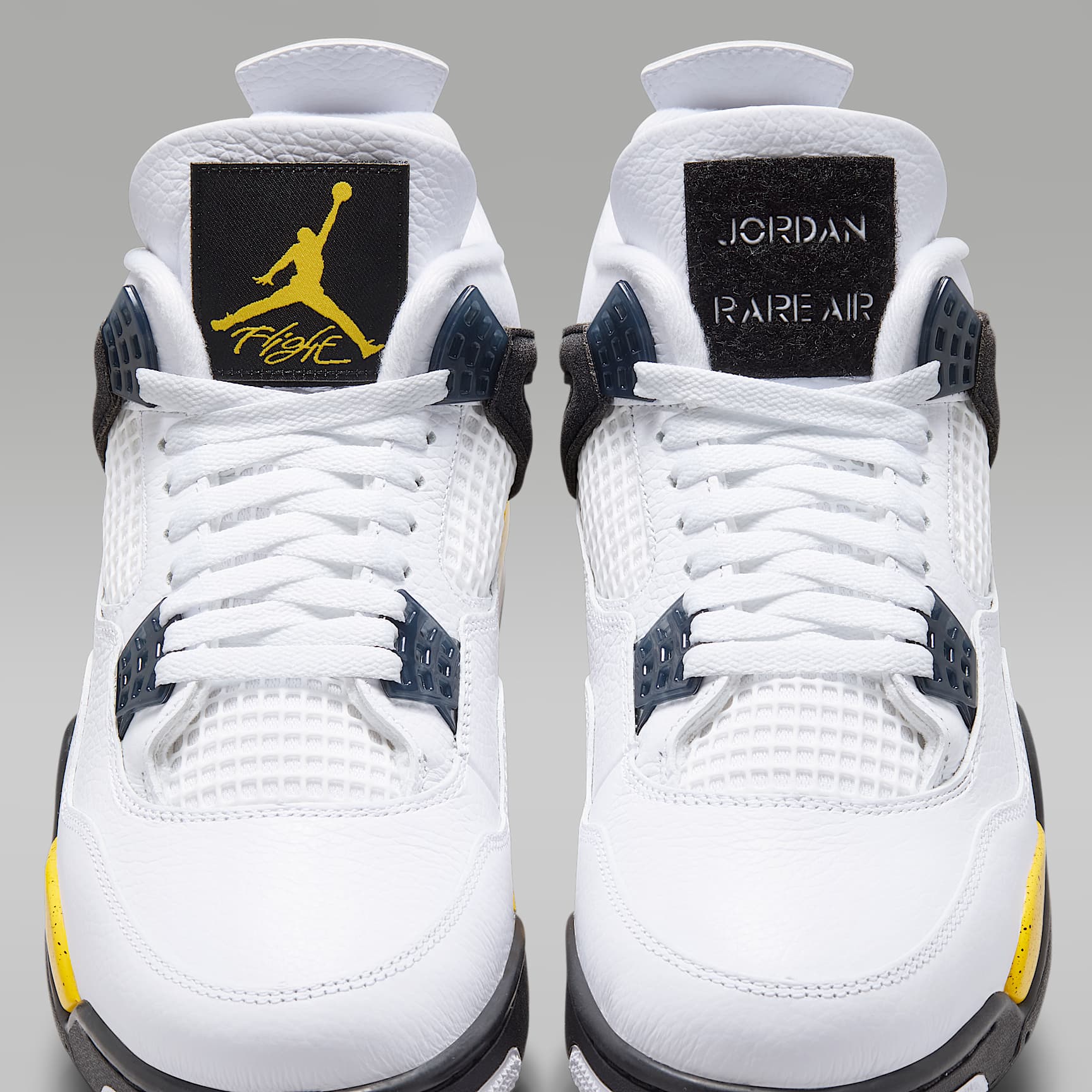 Air Jordan 4 Retro „Tour Yellow“ Schuh für Herren – Weiß/Dark Blue Grey/Schwarz/Tour Yellow