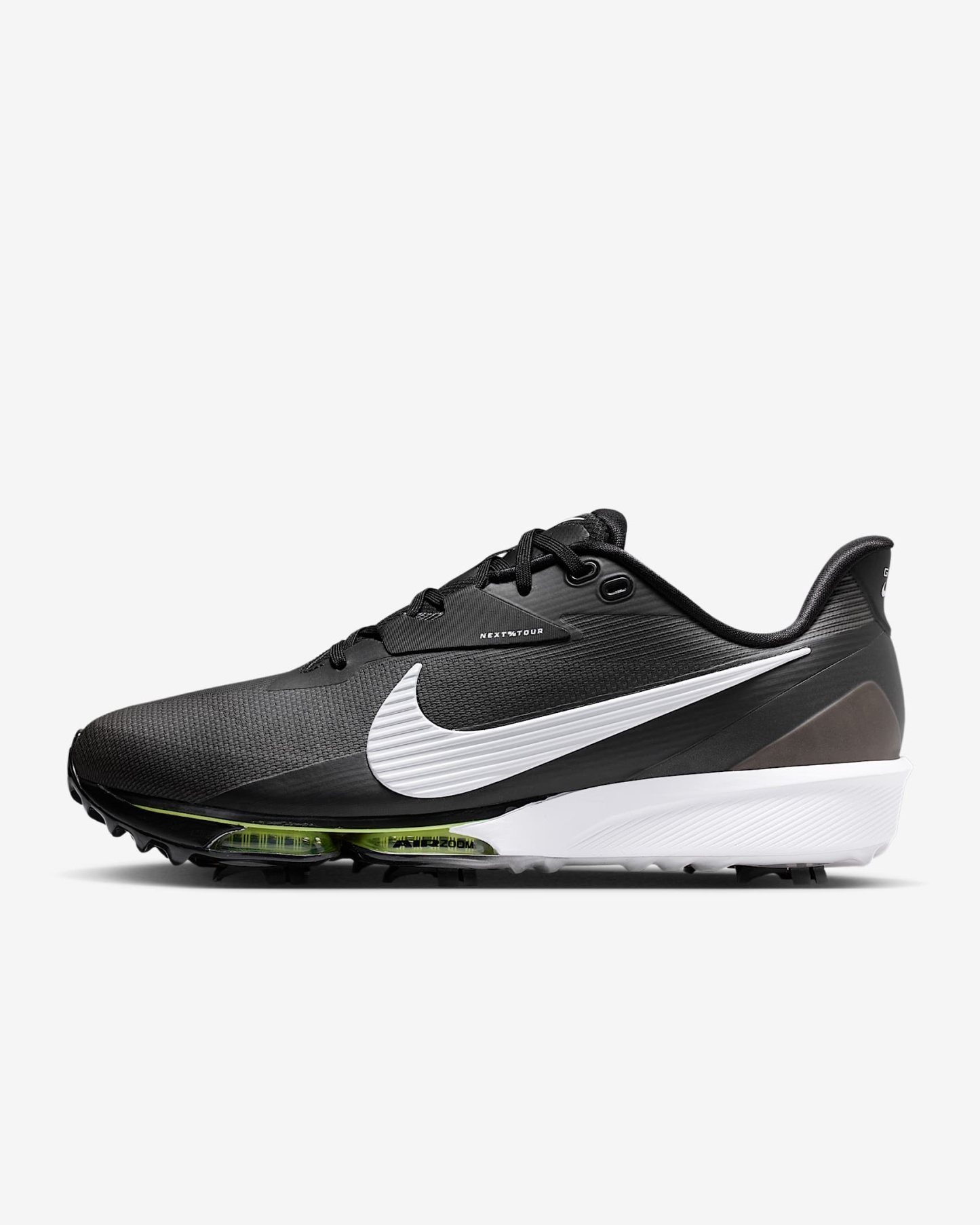 Nike NEXT% TOUR 3 Golfschuh – Schwarz/Light Smoke Grey/Weiß