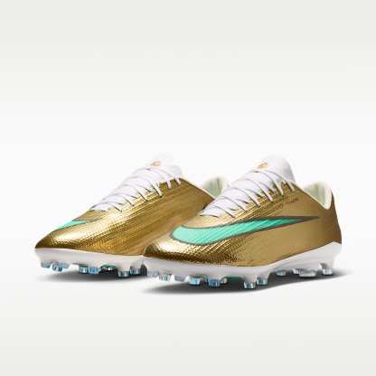 Nike Mercurial Superfly 11 Pro „Kylian Mbappé“ Low-Top-Fußballschuh für Kunstrasen – Metallic Gold/Green Glow