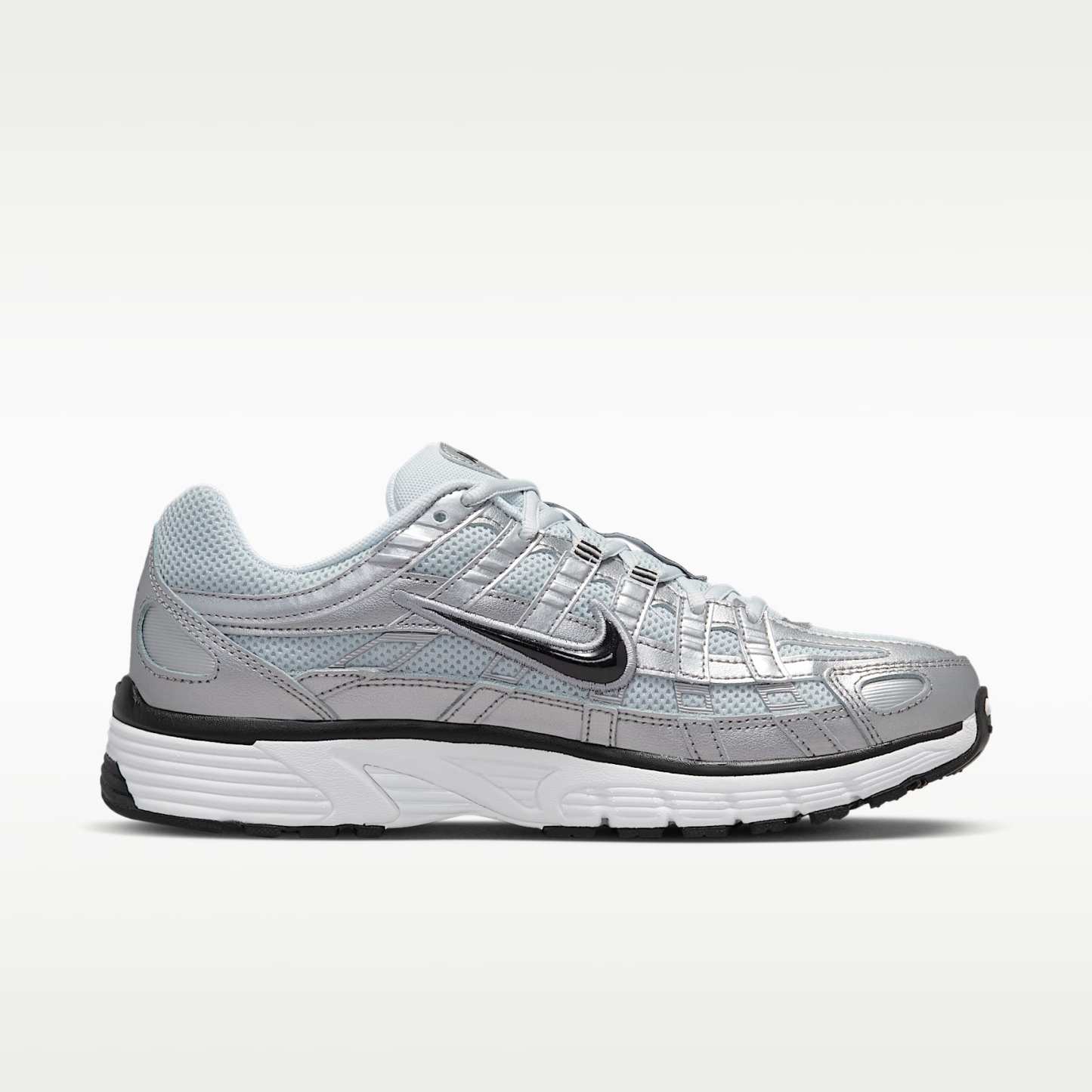 Nike P-6000 Schuh – Weiß/Metallic Silver/Pure Platinum/Schwarz