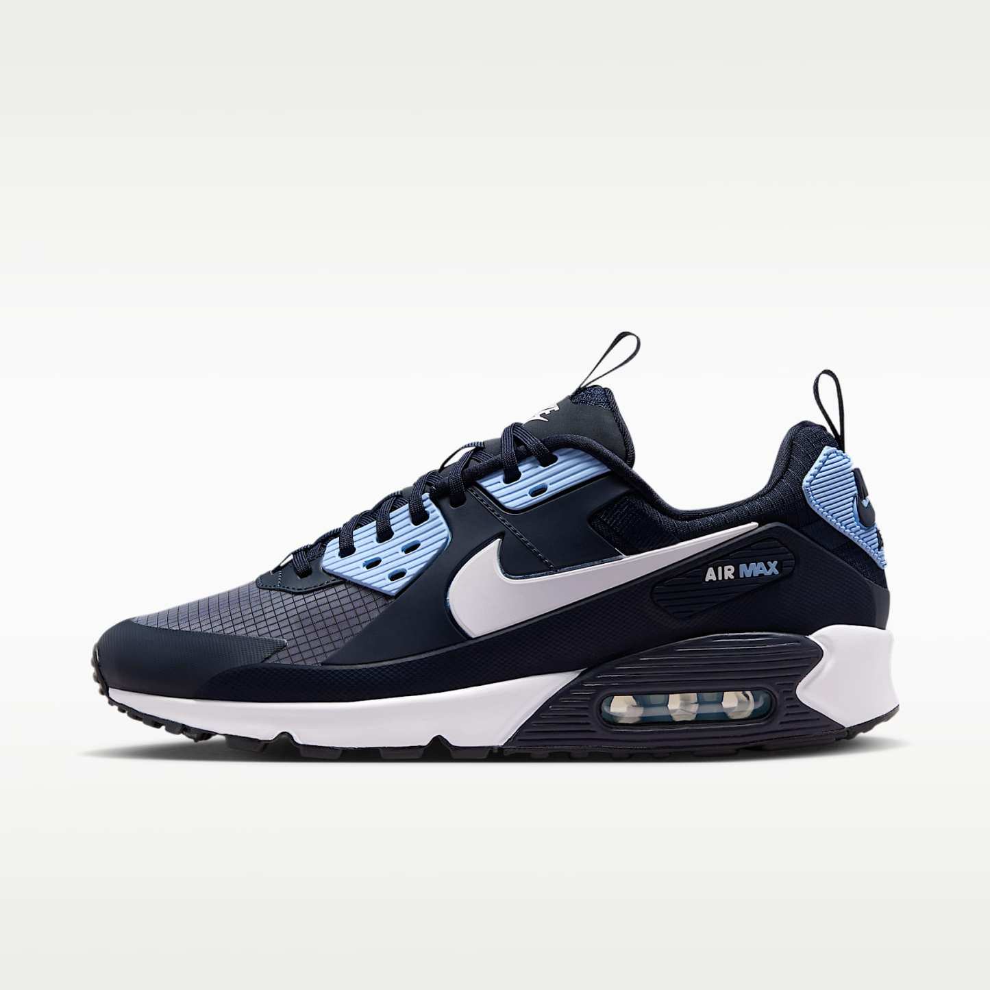 Nike Air Max 90 Drift Schuh (Herren) – Dark Obsidian/Psychic Blue/Weiß