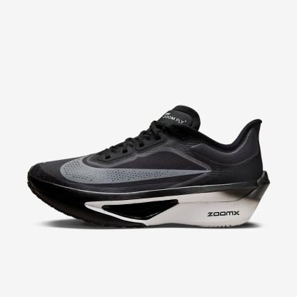 Nike Zoom Fly 6 Straßenlaufschuh für Wettkämpfe (Damen) – Schwarz/Light Smoke Grey/Weiß