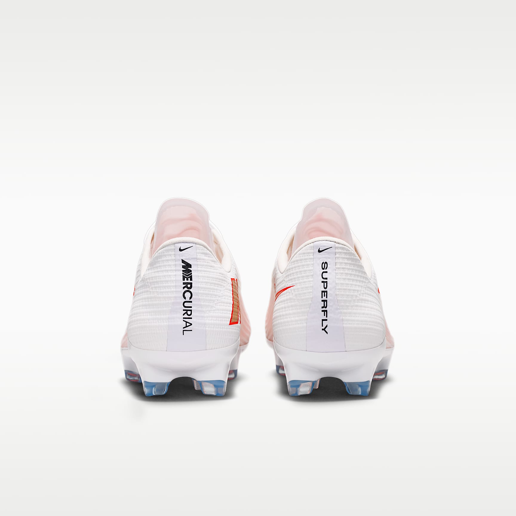 Nike Mercurial Superfly 11 Pro Low-Top-Fußballschuh für normalen Rasen – Weiß/Bright Crimson/Blur