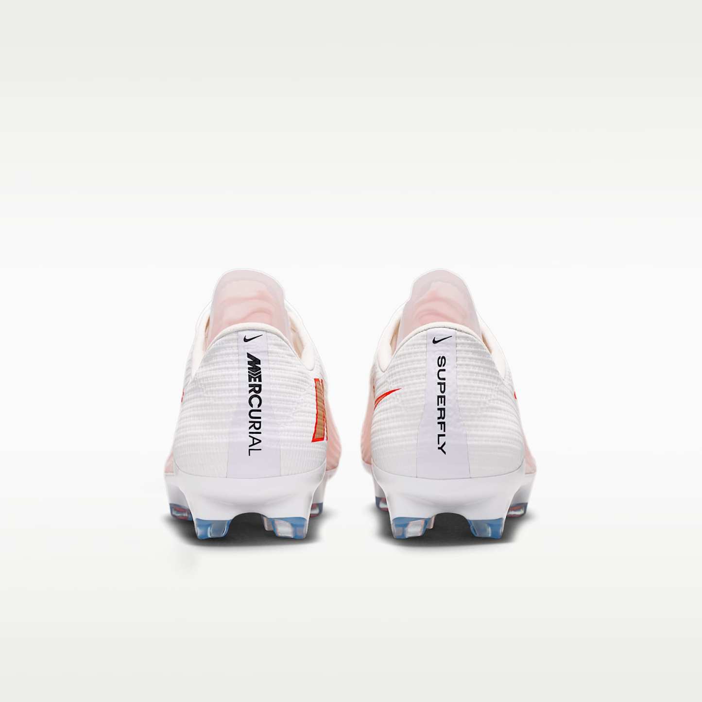 Nike Mercurial Superfly 11 Pro Low-Top-Fußballschuh für normalen Rasen – Weiß/Bright Crimson/Blur