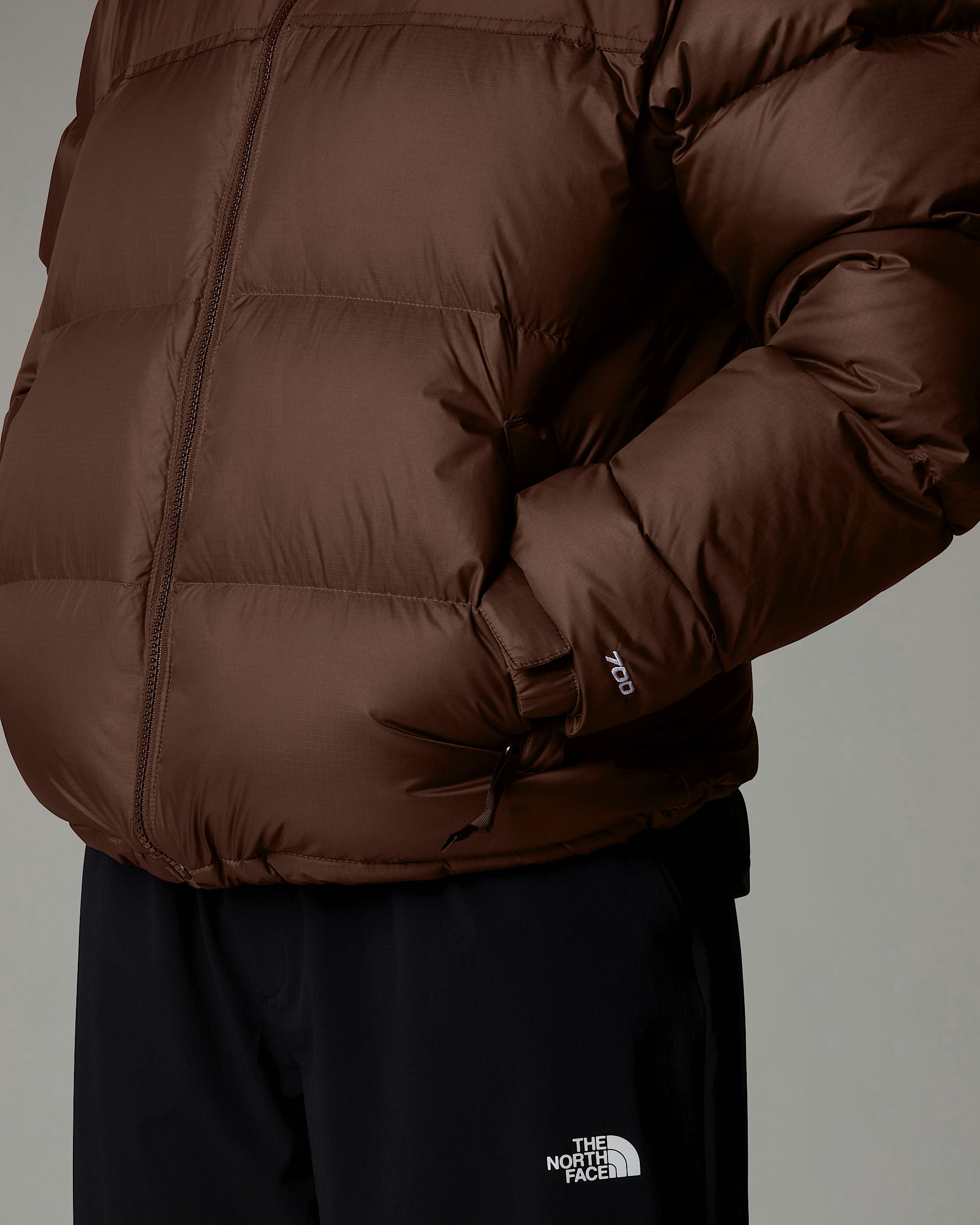 1996 Retro Nuptse Jacke für Damen – Smokey Brown