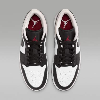 Air Jordan 1 Low SE Herrenschuh – Schwarz/Weiß/Light Orewood Brown/Team Red