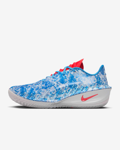 Nike G.T. Cut 4 "WNBA 30th" Basketballschuh – Light Photo Blue/Metallic Silver/Weiß/Action Red