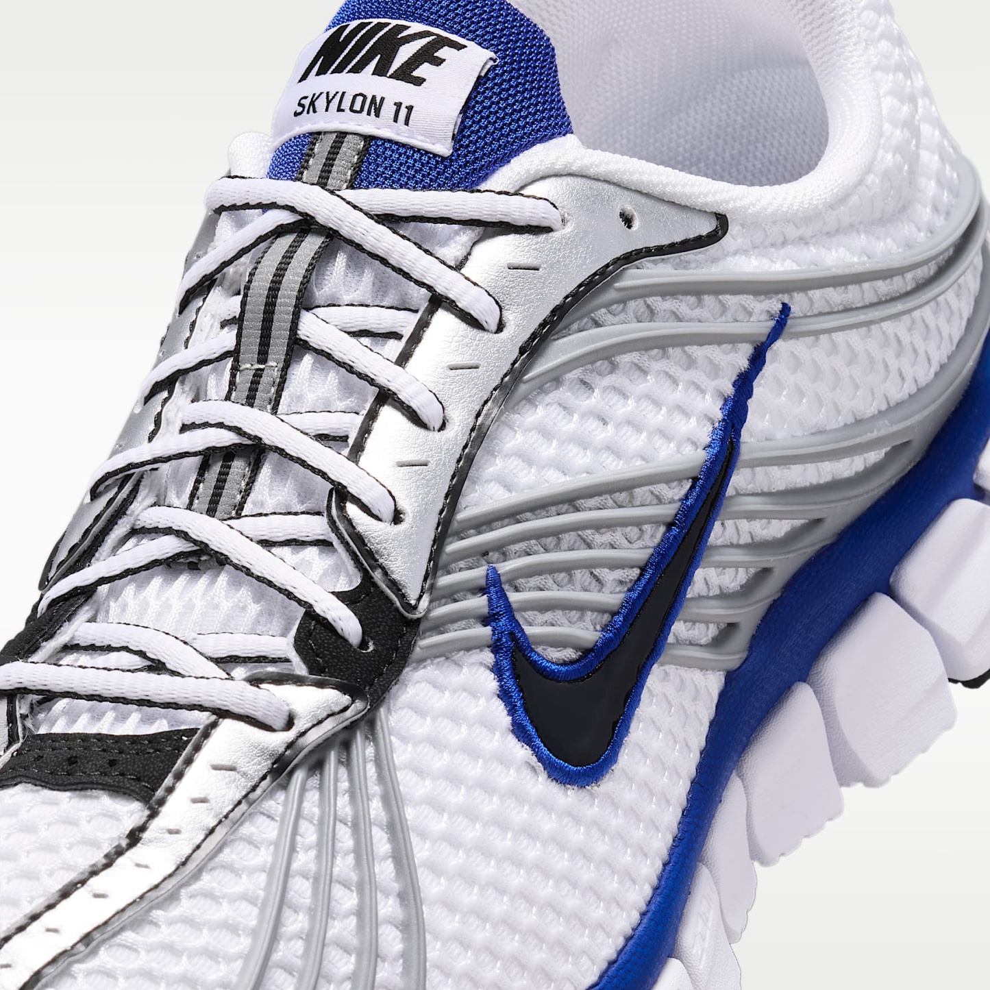 Nike Zoom Skylon 11 Schuh – Weiß/Metallic Silver/Old Royal/Schwarz
