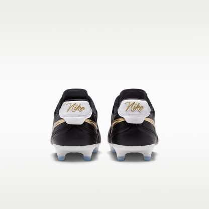 Nike Tiempo Ligera Pro Low-Top-Fußballschuh für normalen Rasen – Schwarz/Weiß