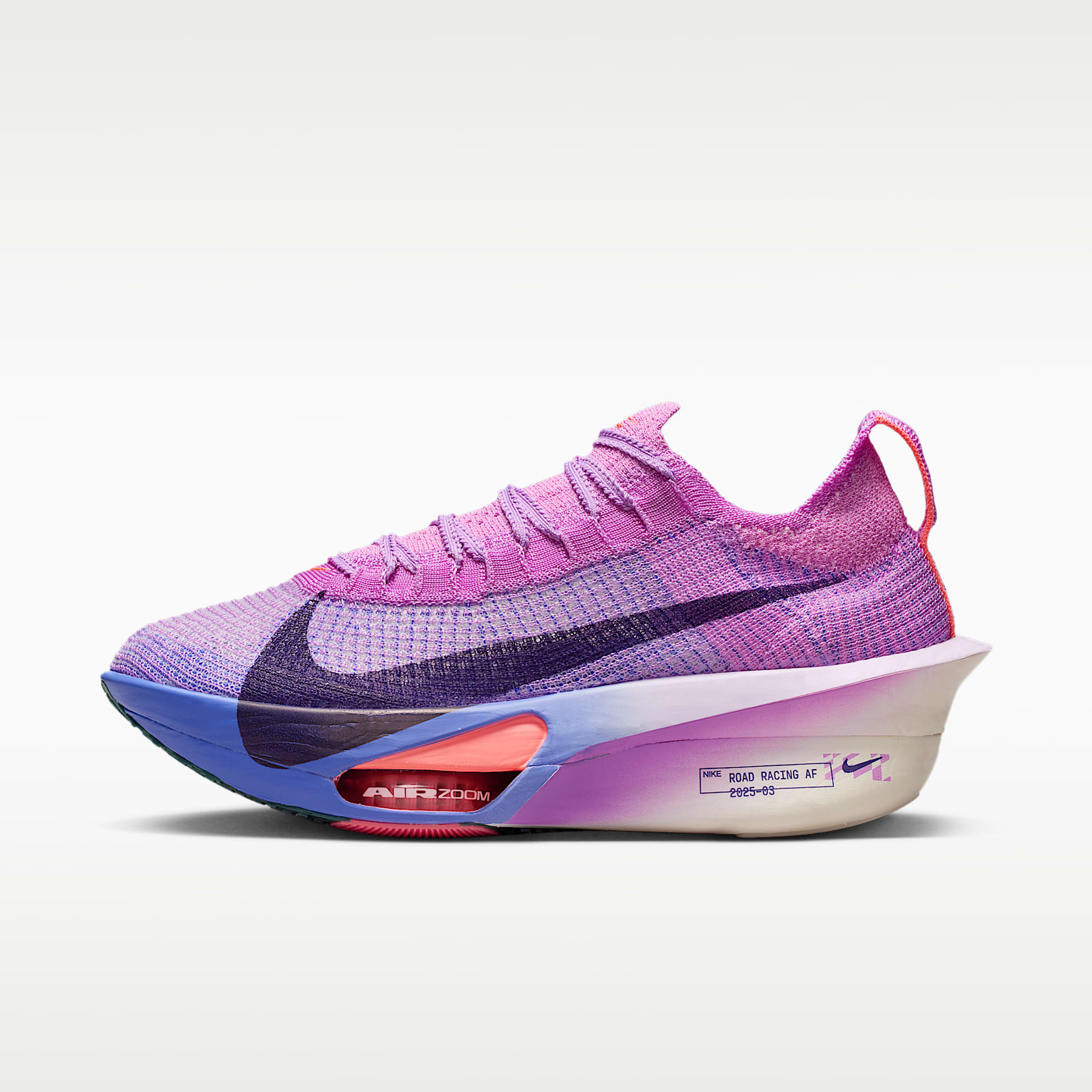 Nike Alphafly 3 Damen-Straßenlaufschuh für Wettkämpfe – Fuchsia Glow/Bright Violet/Sapphire/Purple Dynasty