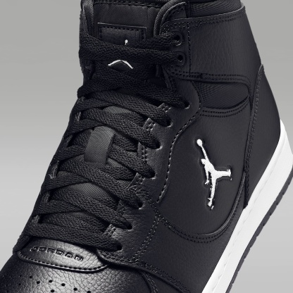 Jordan Court Connect Mid Herrenschuhe – Schwarz/Weiß