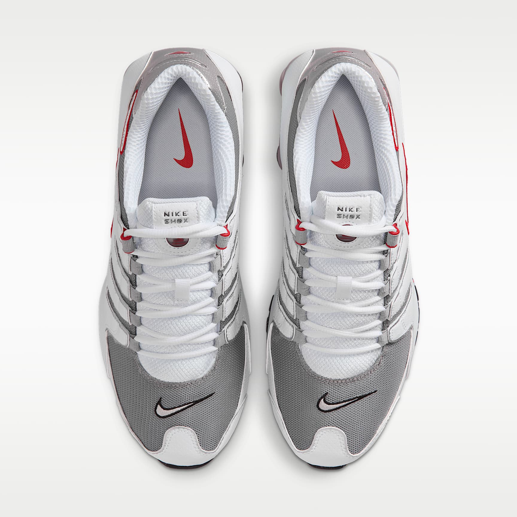 Nike Shox NZ Herrenschuh – Weiß/Sport Red/Cool Grey/Metallic Silver