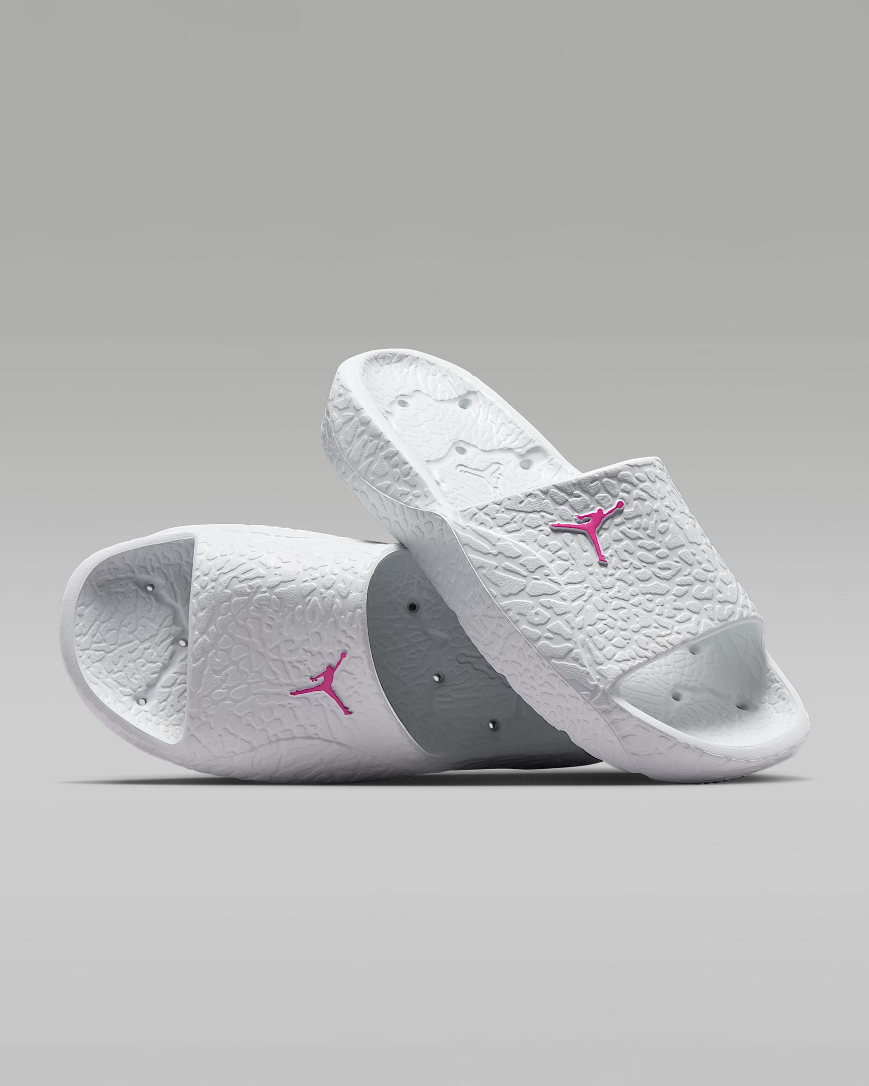 Jordan Franchise Slides – Off White/Fire Pink
