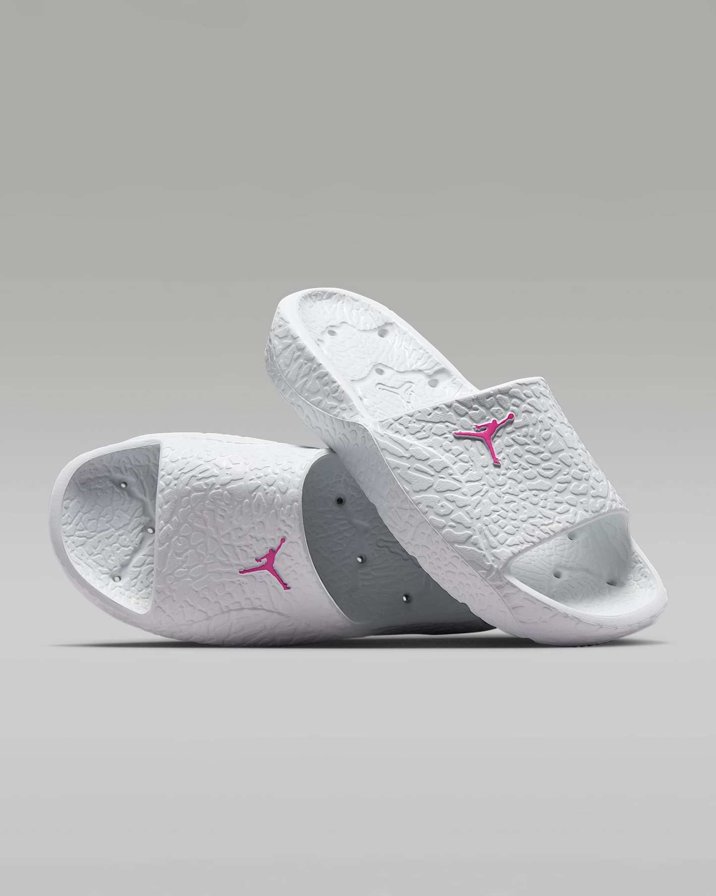 Jordan Franchise Slides – Off White/Fire Pink