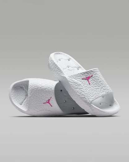 Jordan Franchise Slides – Off White/Fire Pink