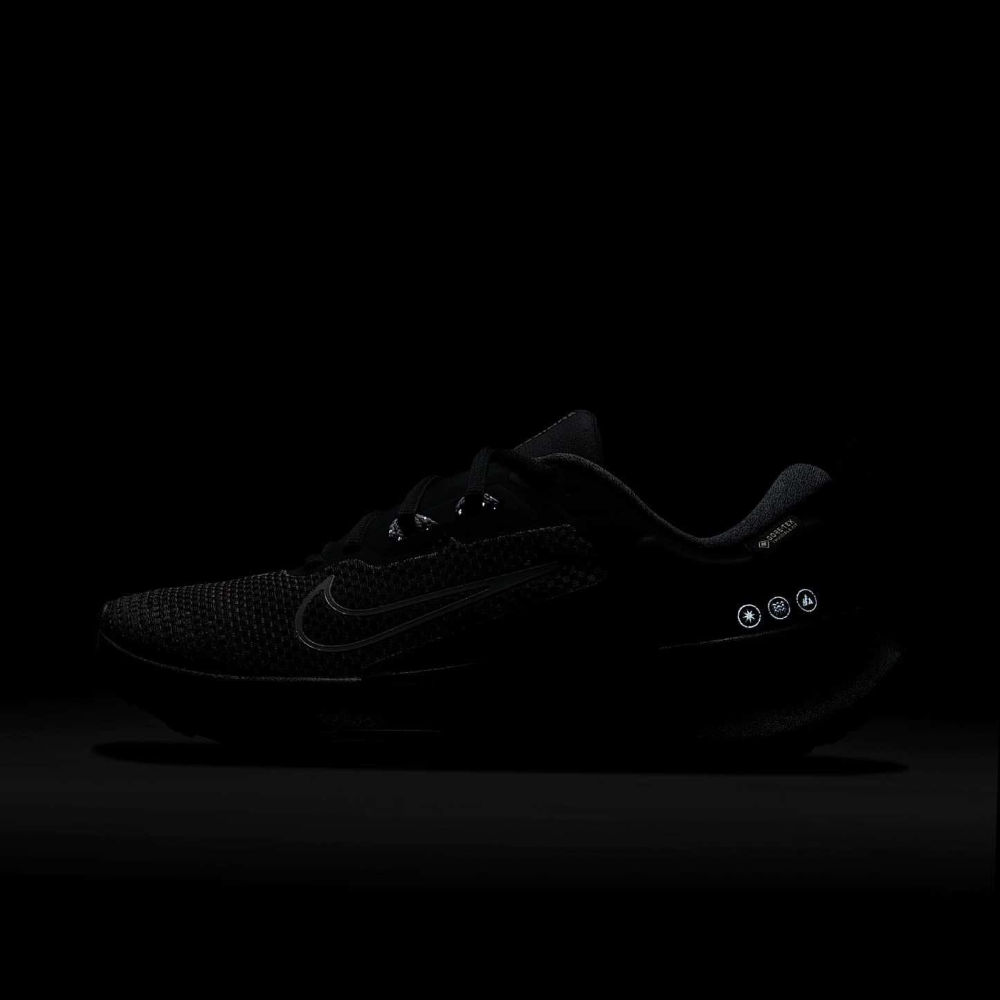 Nike Juniper Trail 2 GORE-TEX wasserfester Traillaufschuh (Damen) – Schwarz/Anthracite/Cool Grey
