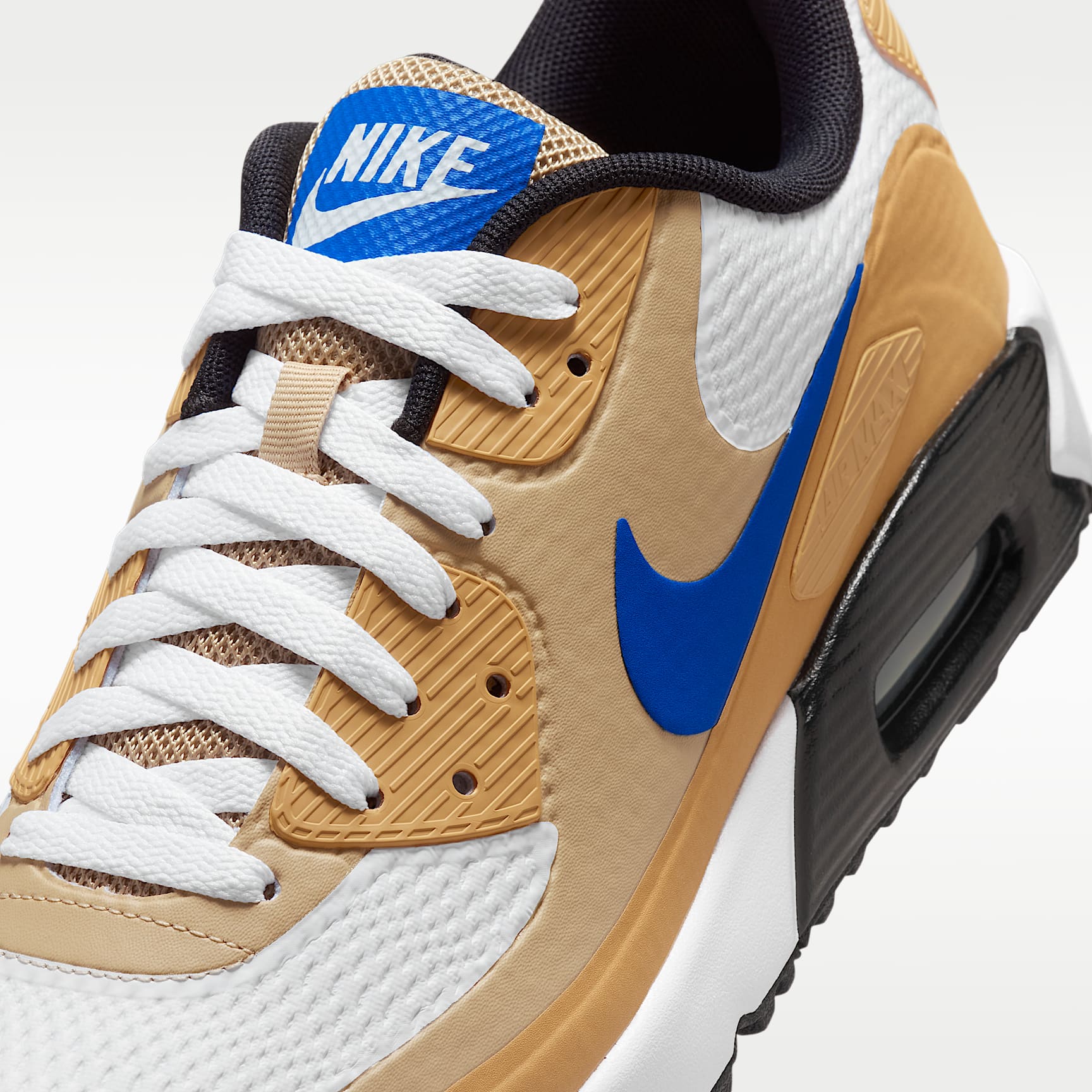 Nike Air Max 90 G Golfschuh – Weiß/Linen/Game Royal