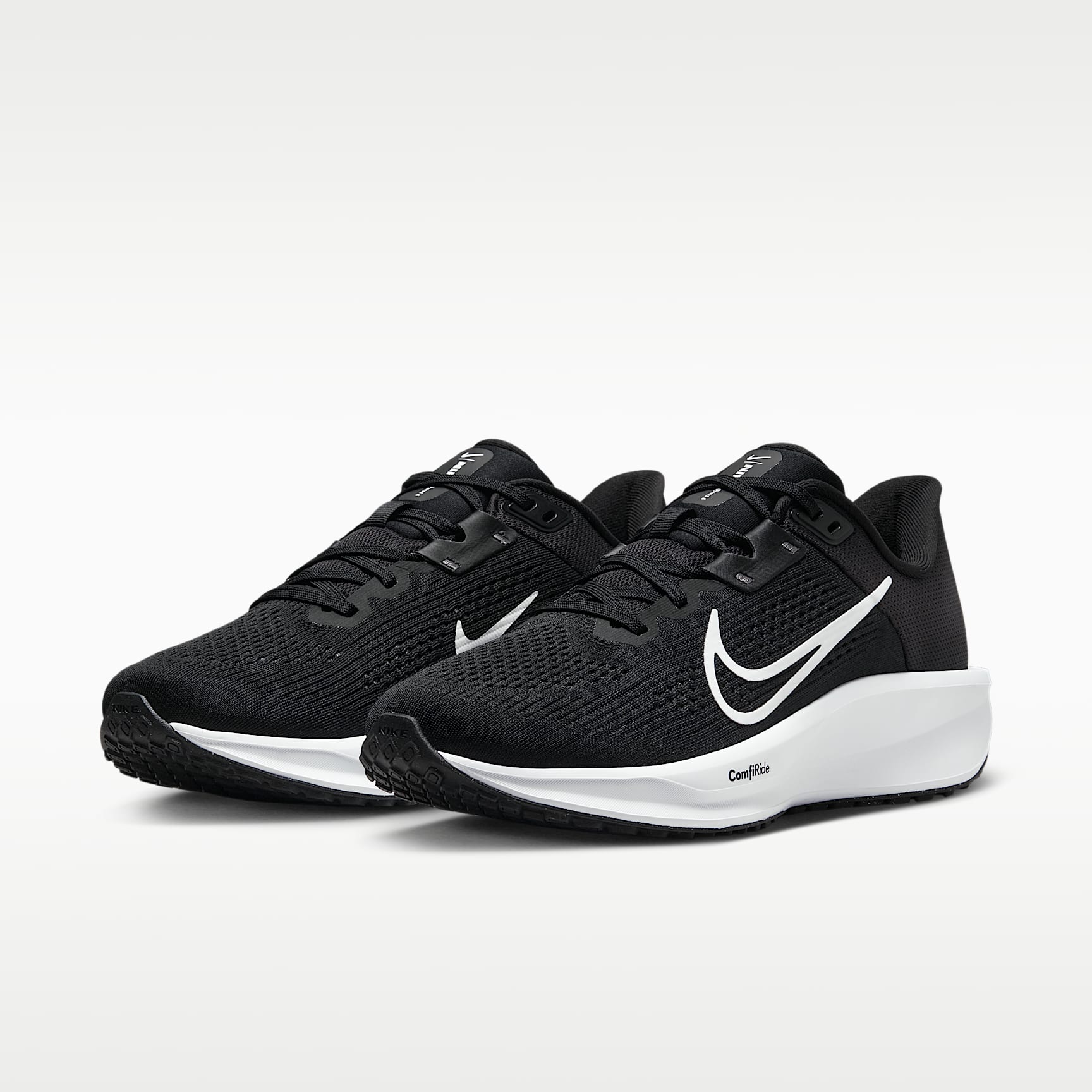 Nike Quest 6 Straßenlaufschuh (Damen) – Schwarz/Iron Grey/Weiß
