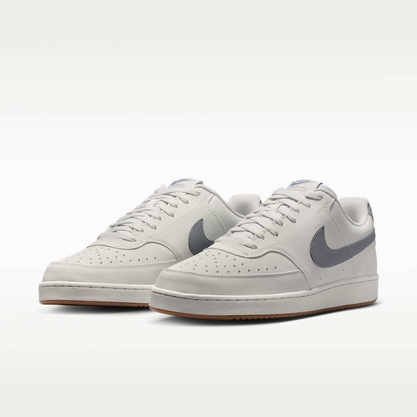 Nike Court Vision Low Herrenschuh – Off White/Gum Medium Brown/Stealth